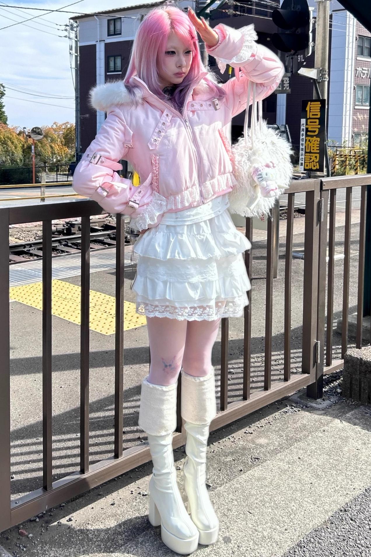 Detachable Hat Punk Jacket