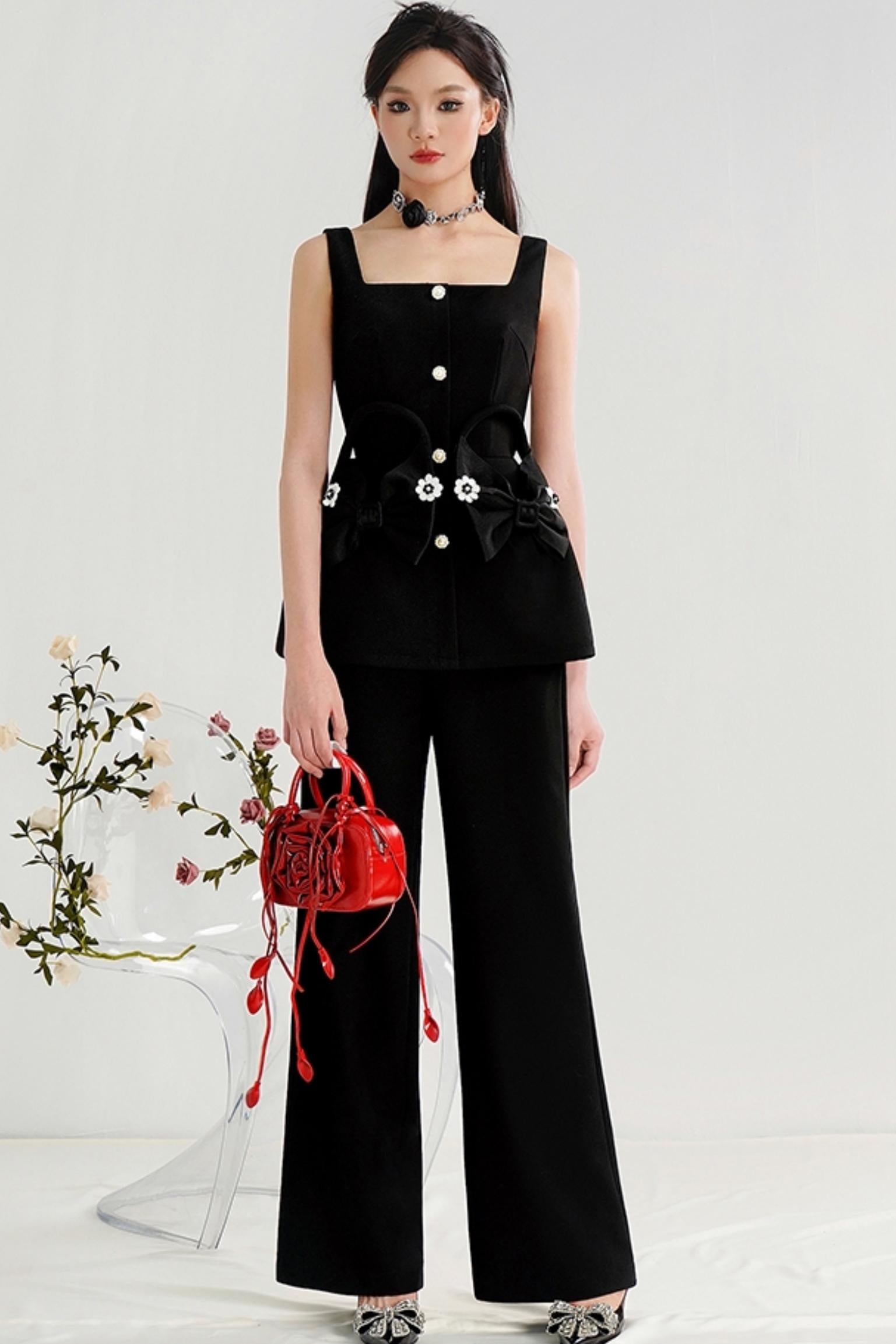 Tailored Vest Pants Set Up BellaModa tailored-vest-pants-set-up-bellamoda
