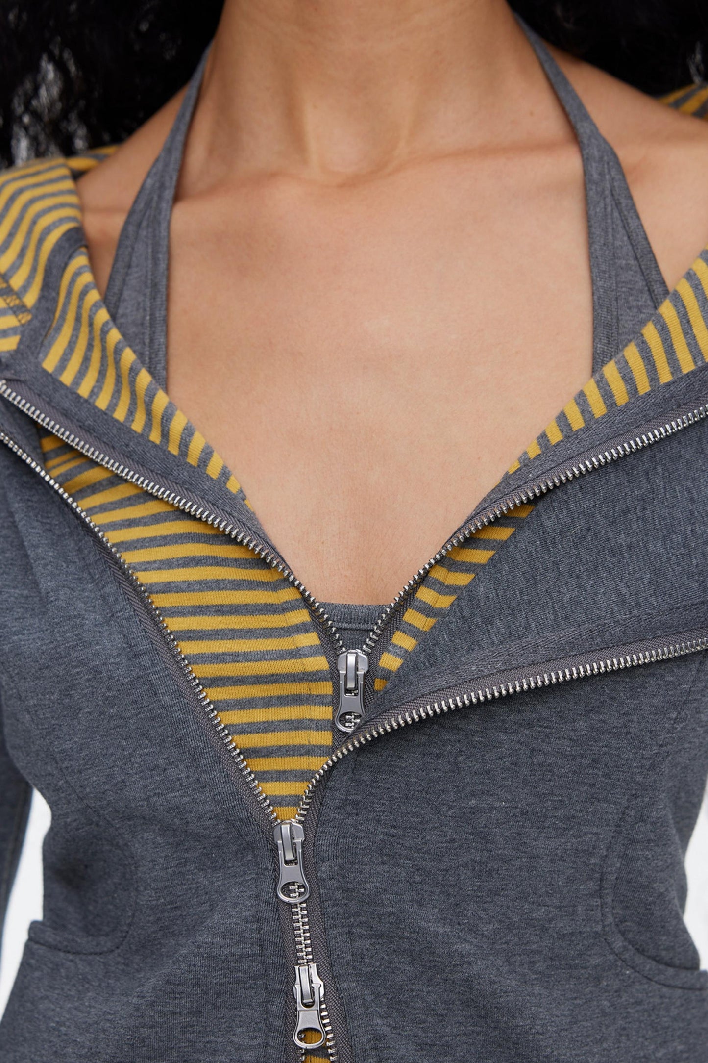 Deconstructed Patchwork Sweatshirt