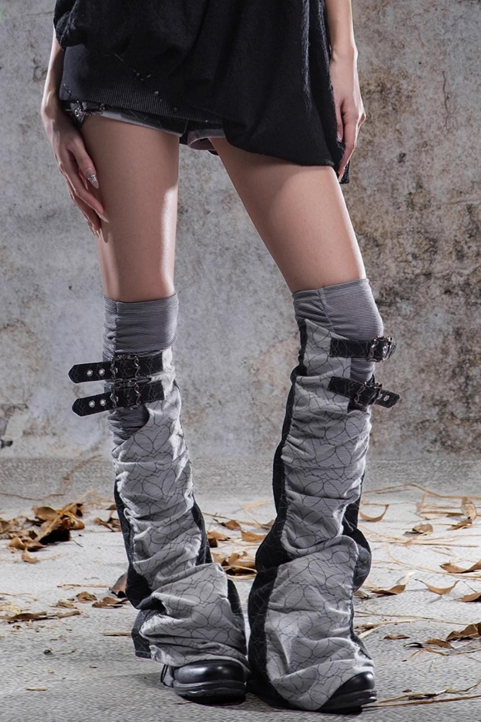 Punk Retro Low-Rise Shorts Set-Up