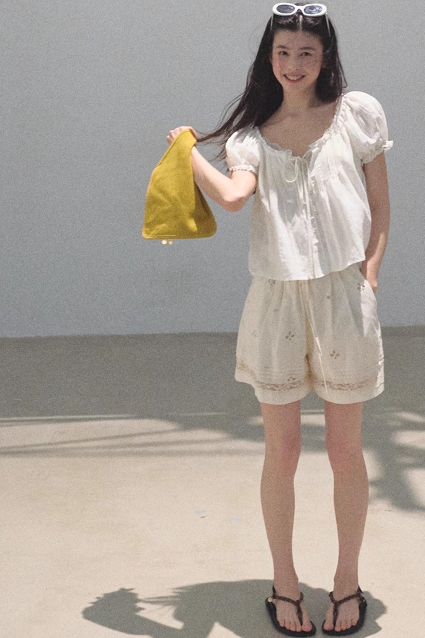 Summer Rome Cut-Out Shorts