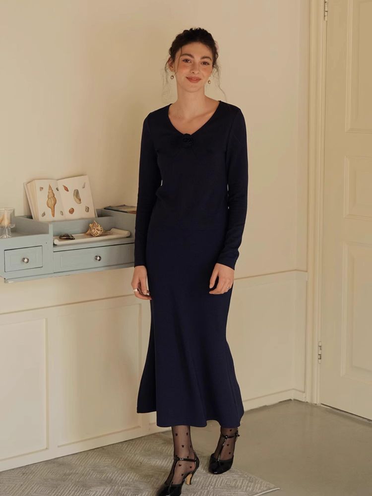 Kleine sexy florale V-Ausschnitt-Bluse