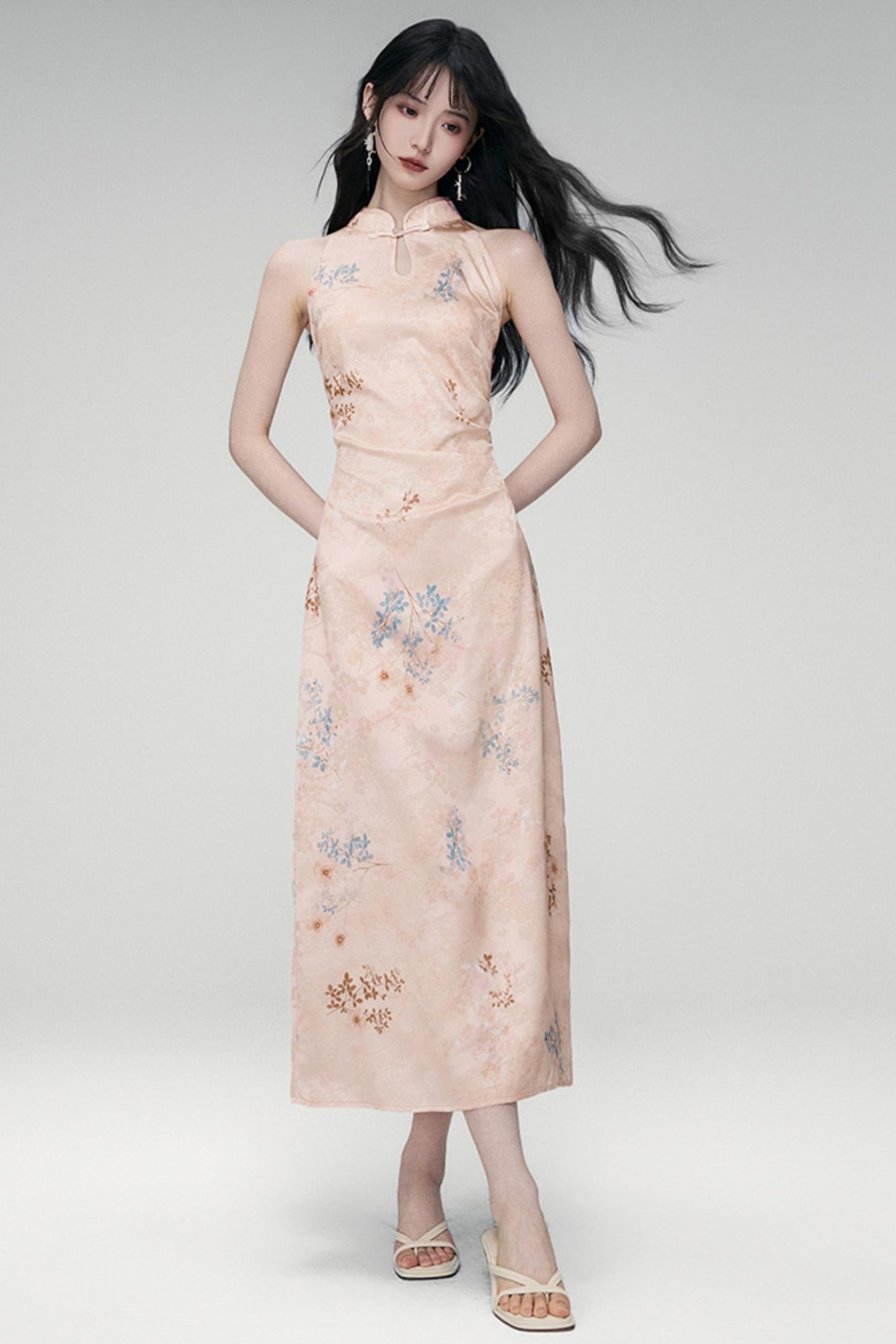 Sun Jacquard Cardigan Dress Set