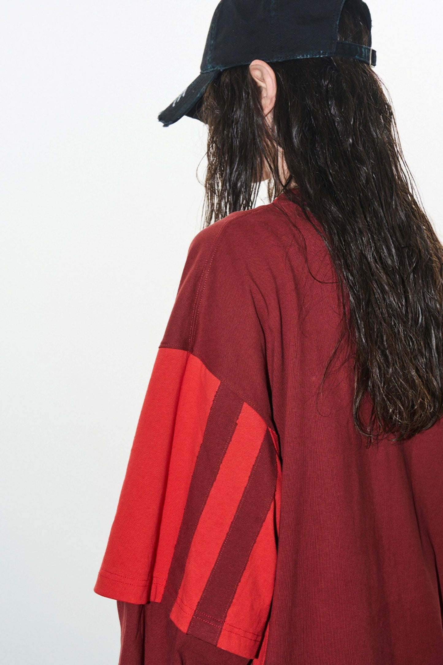 Layered Stripe Jersey T-Shirt