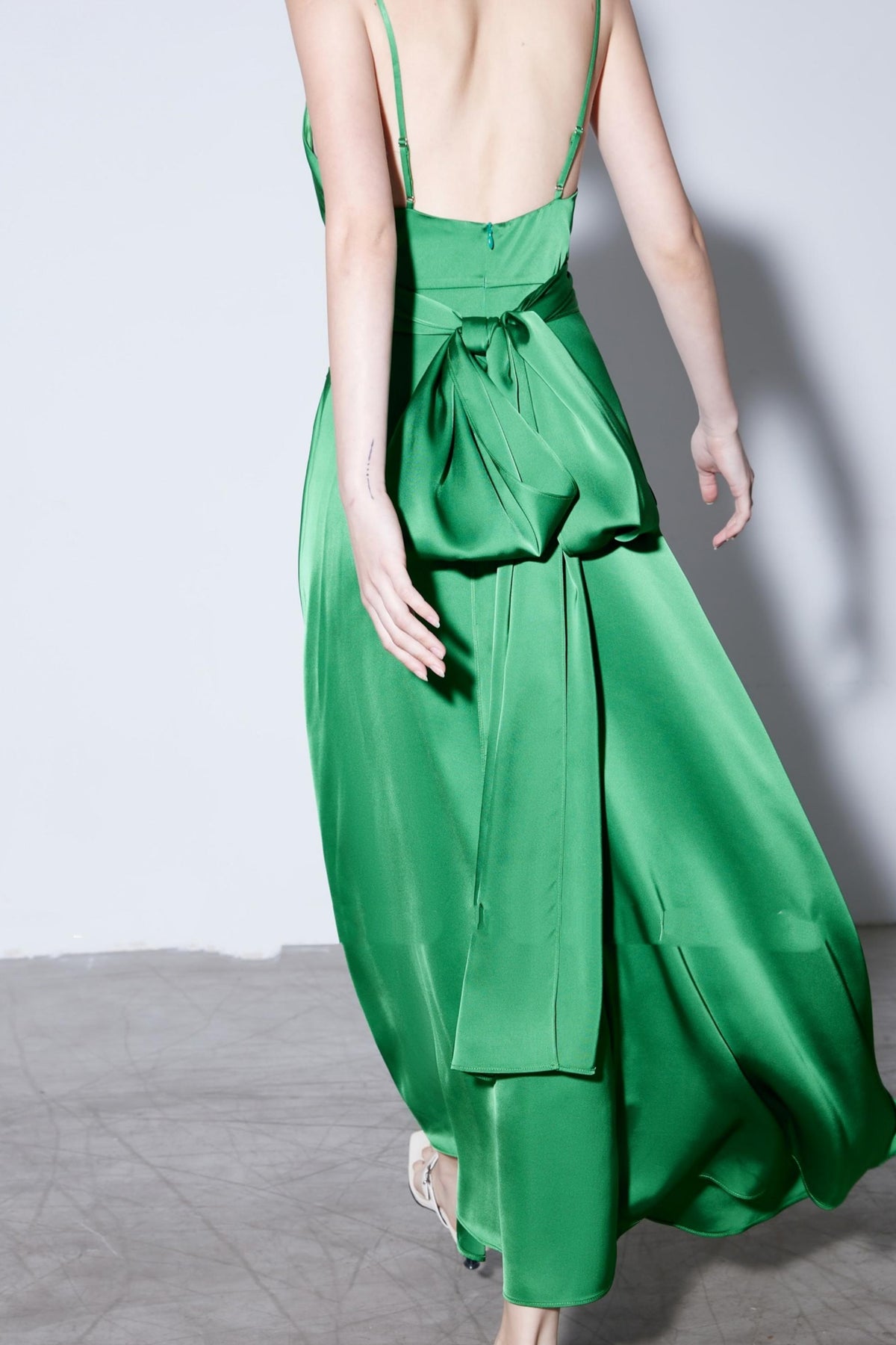 Green Vintage Resort Dress