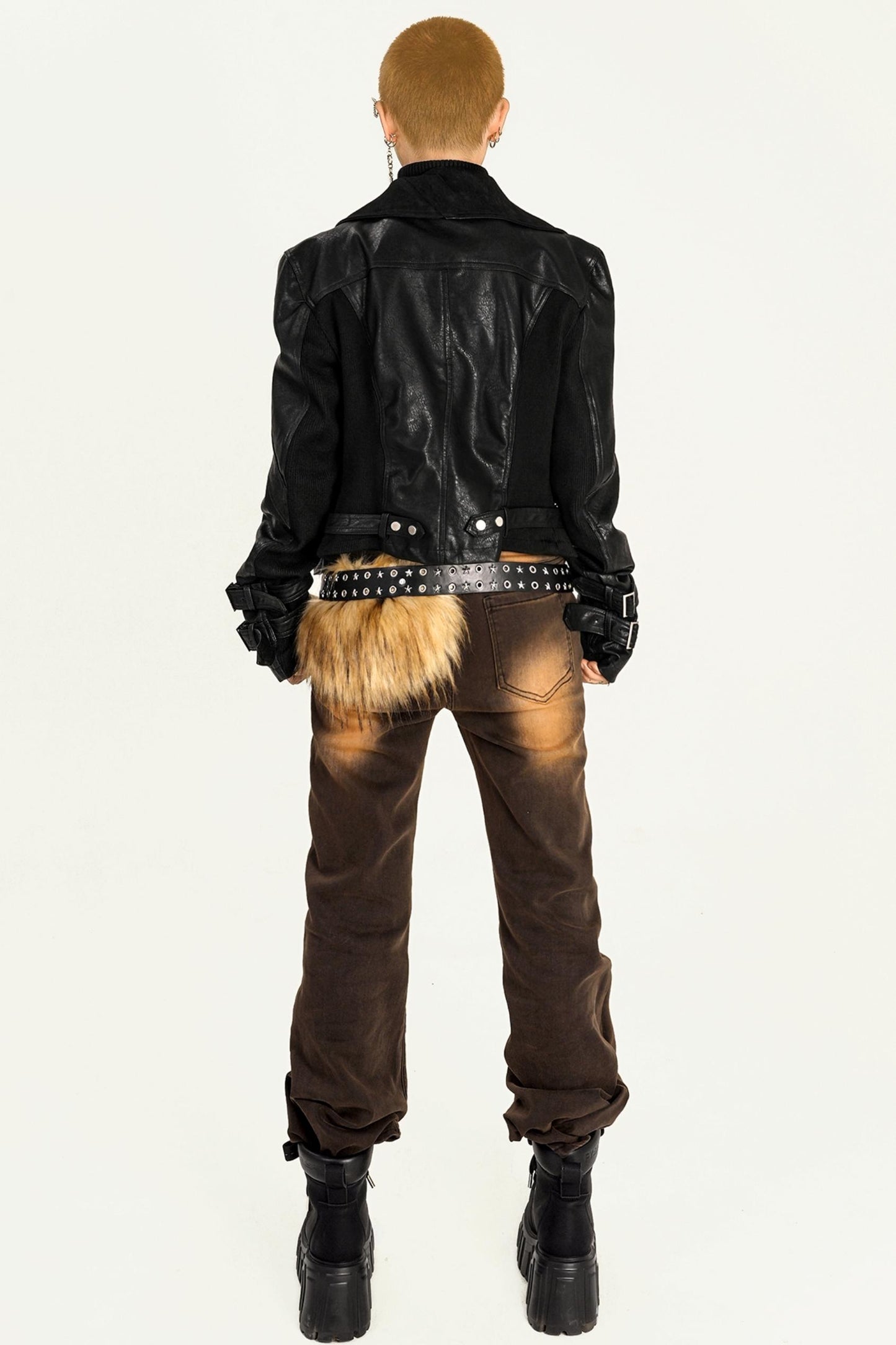 Black Punk Biker Jacket