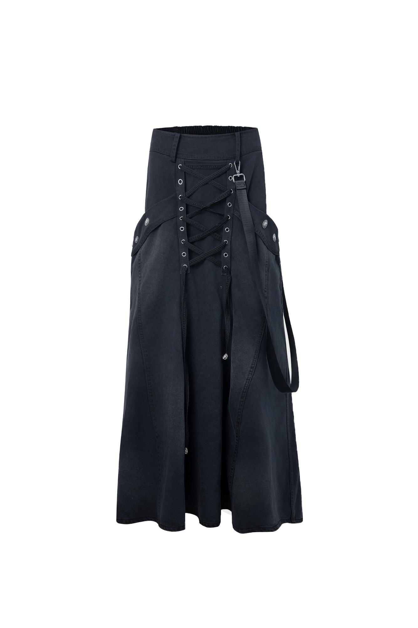 Fishtail Studded Skirt