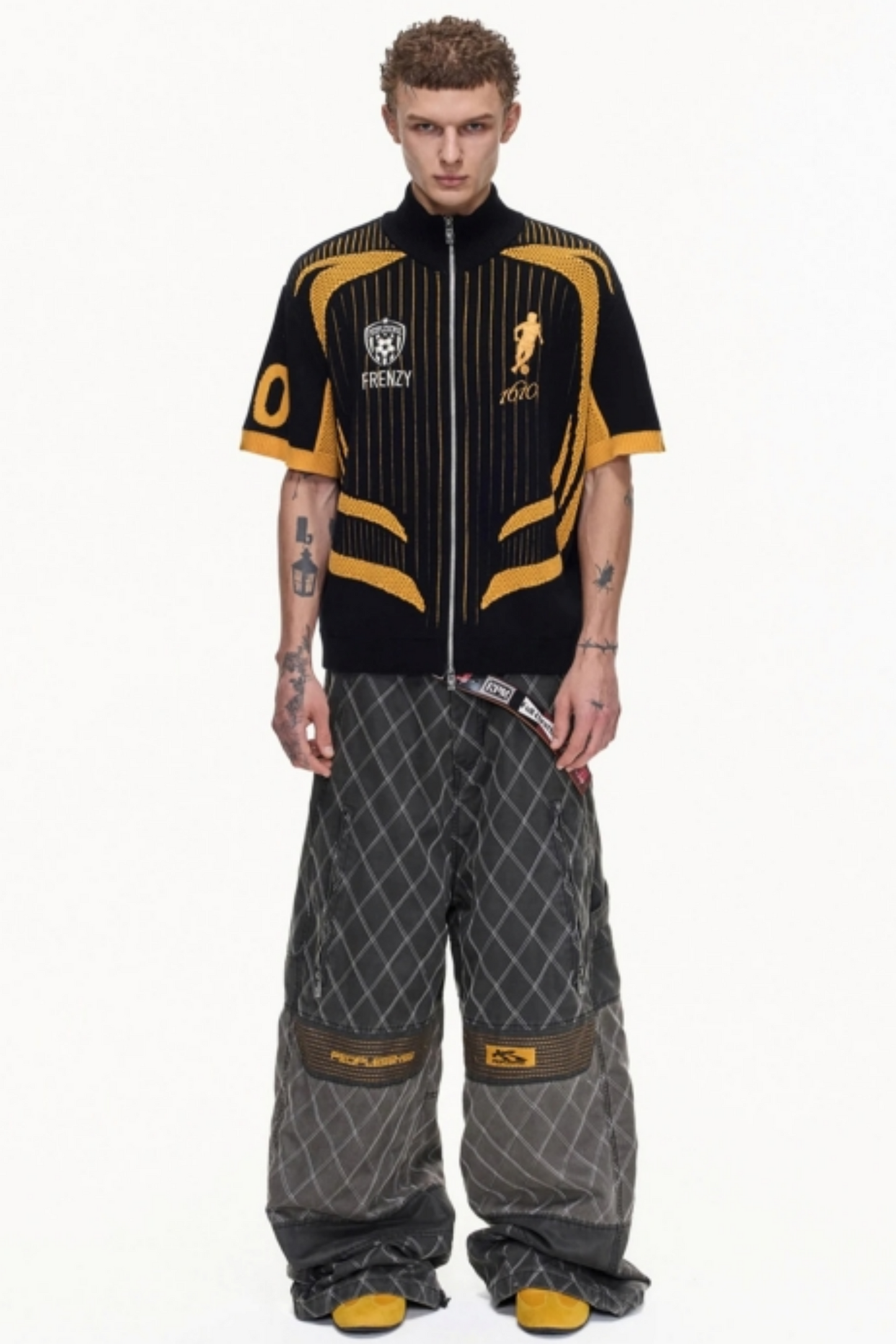Racing Retro Knitted Polo