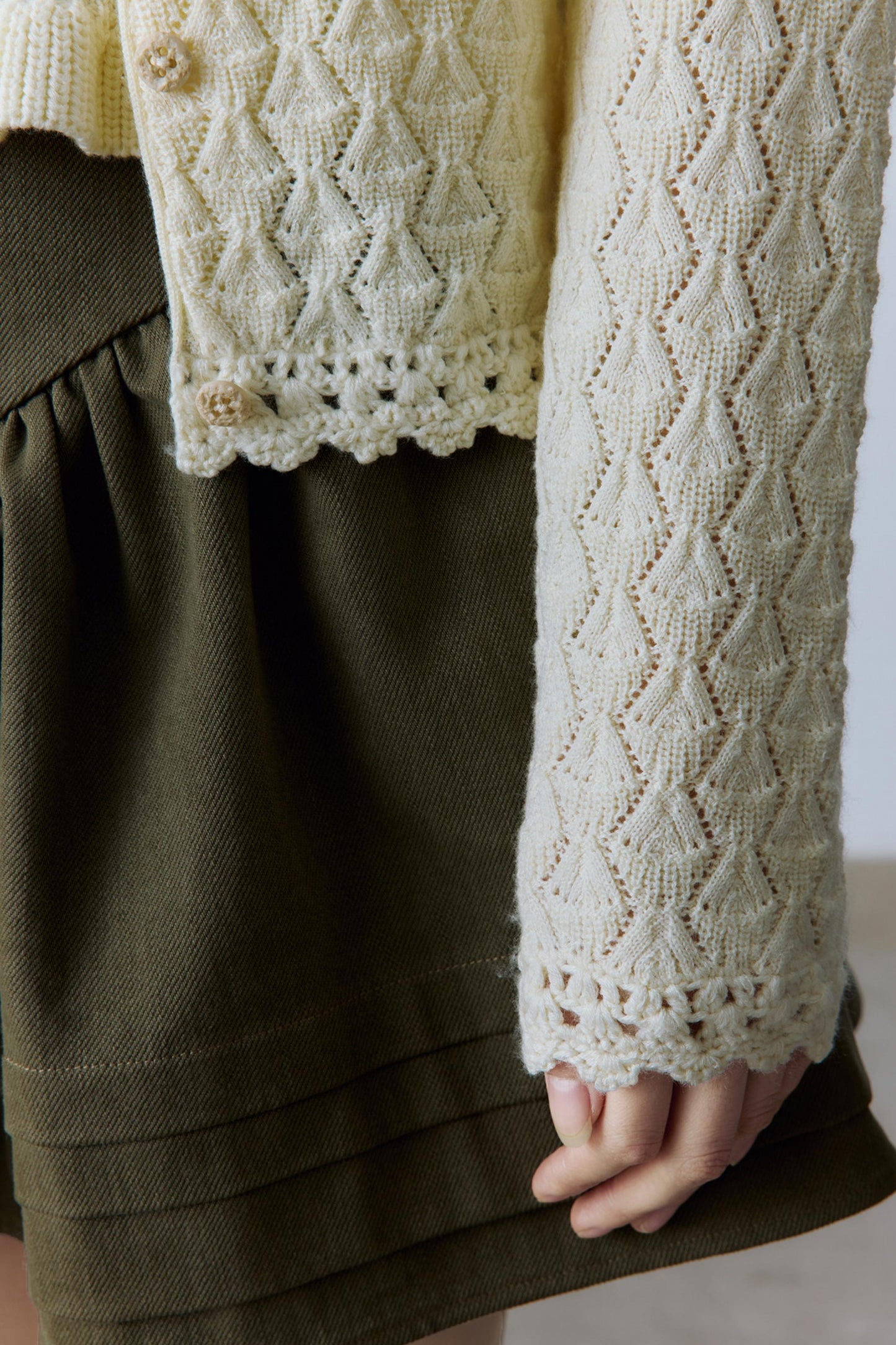 Heartfelt Crochet Woolen Vest Set-Up