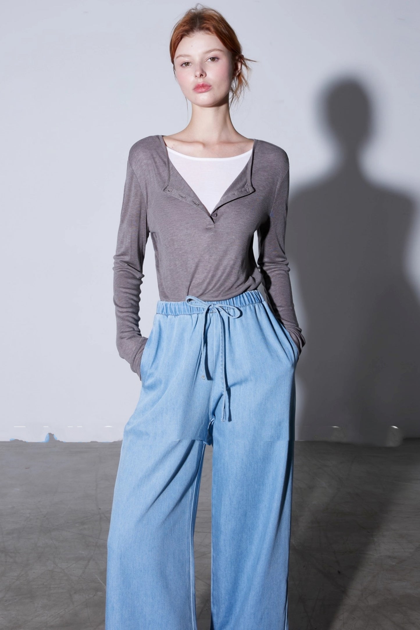 Autumn Cloud Comfort Knitted T-shirt