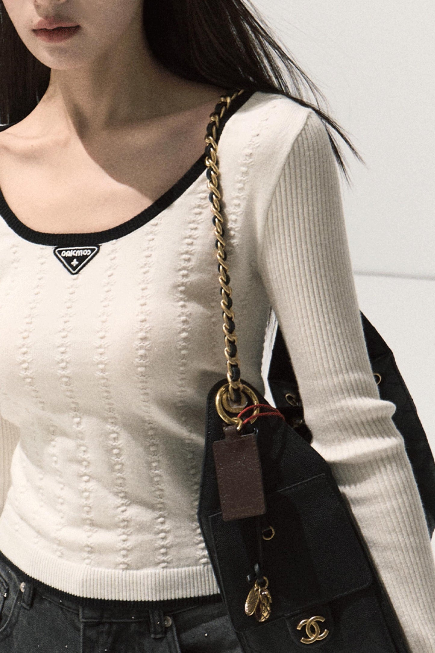 Wool Knit Slim Sweater