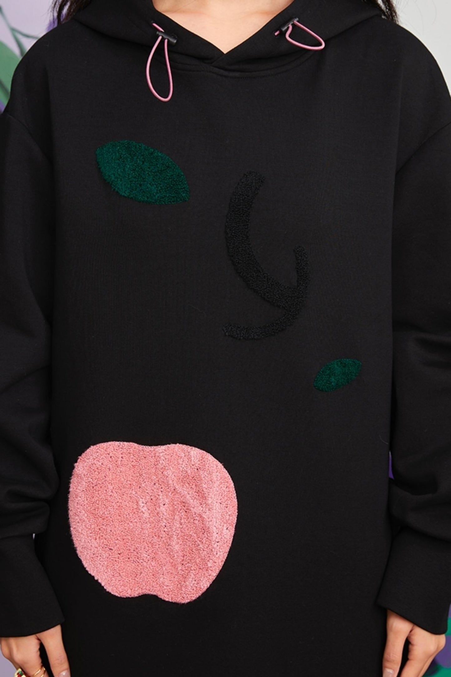 Retro Apple Towel Embroidery Dress