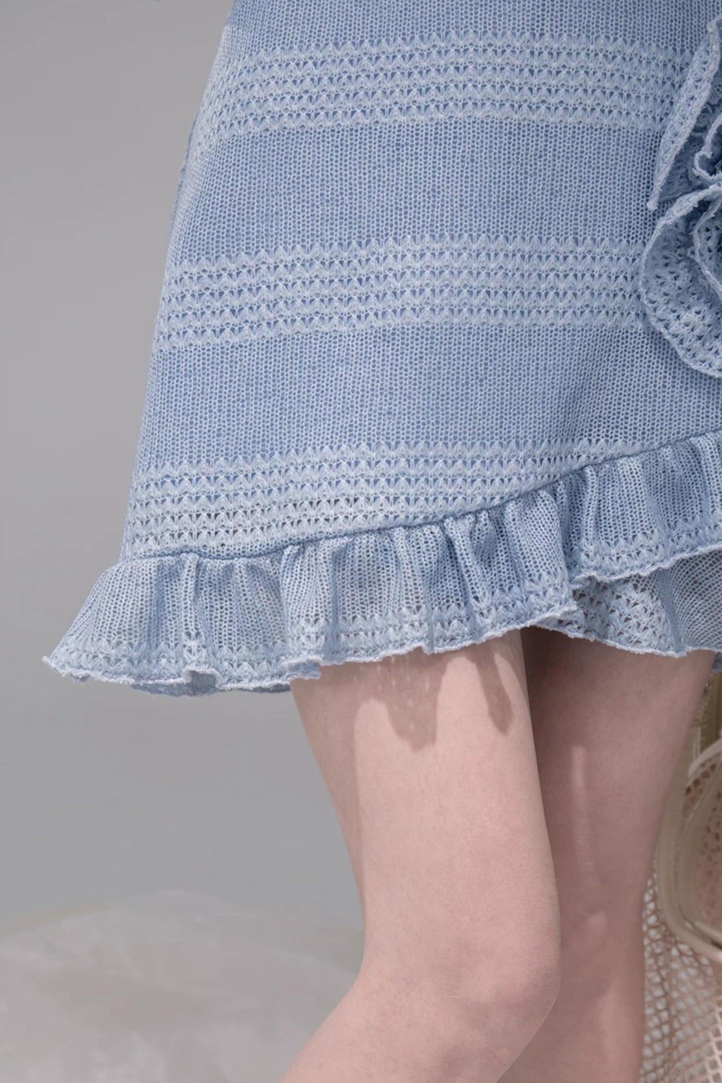 Clear Sky Knit Skirt