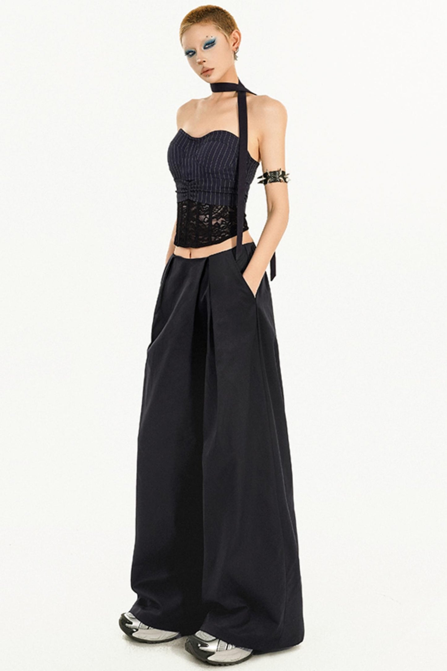 Striped Waist-Slimming Top