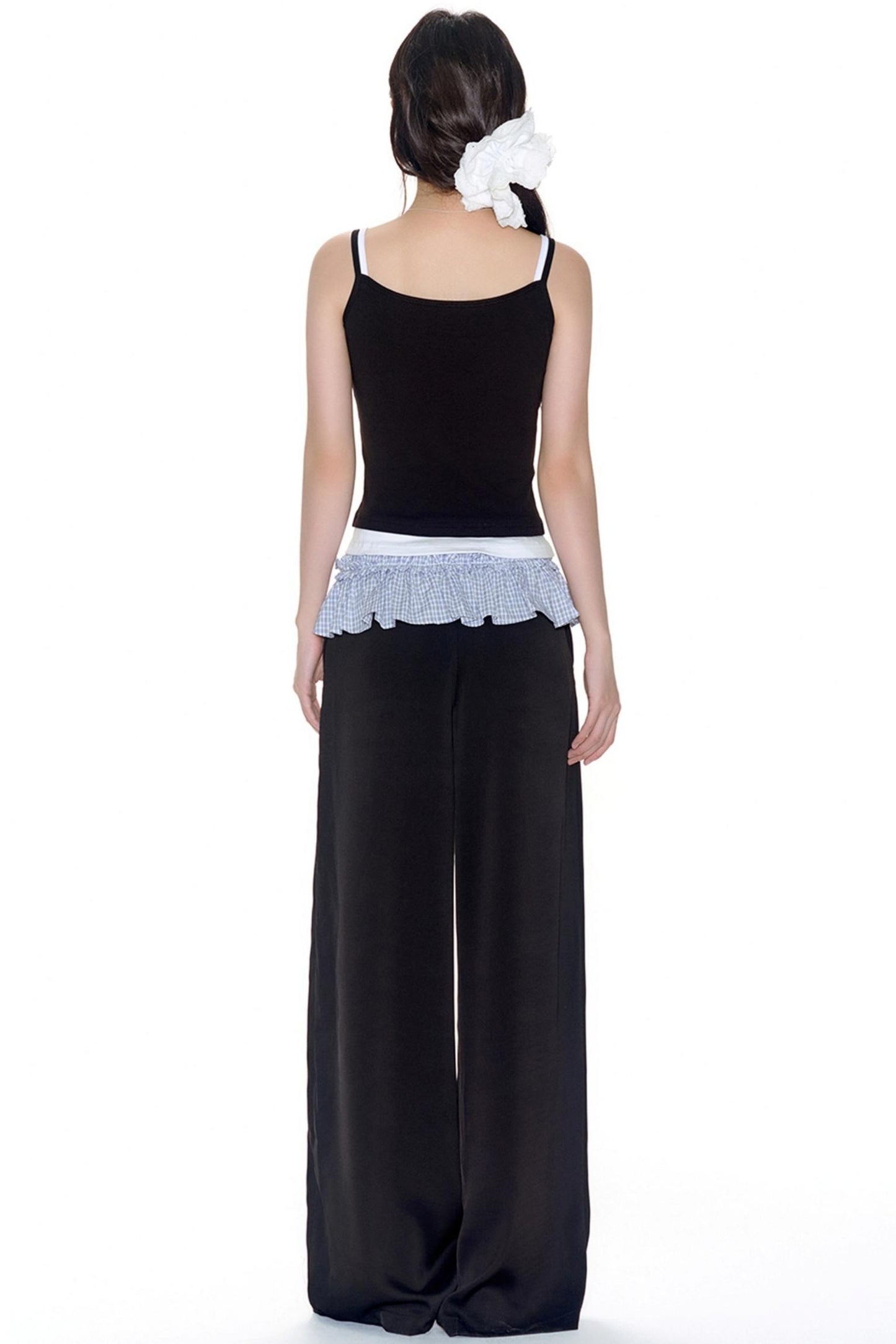 Color Wide-Leg Pants