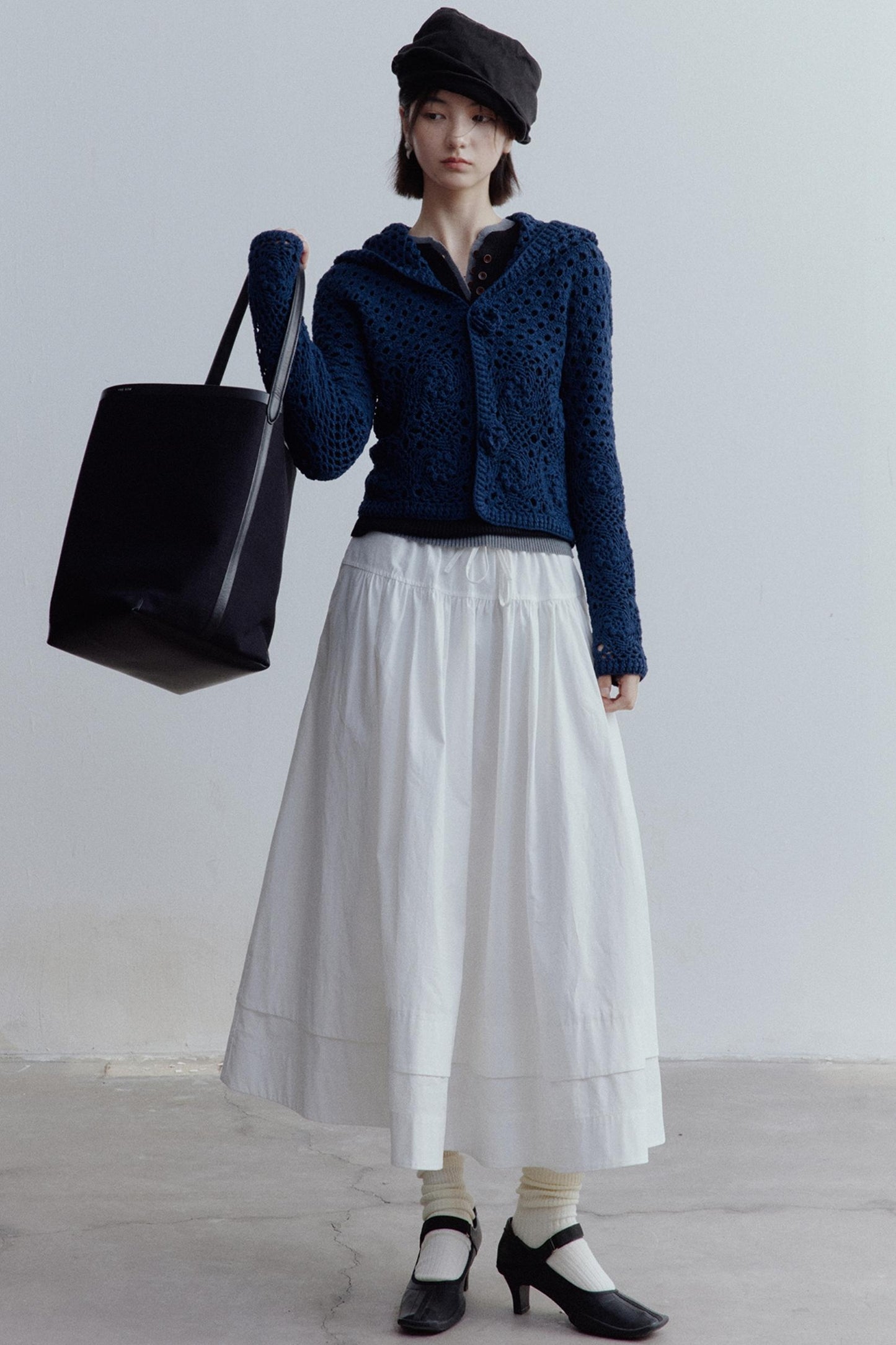 Deconstructing Linen Newsboy Hat