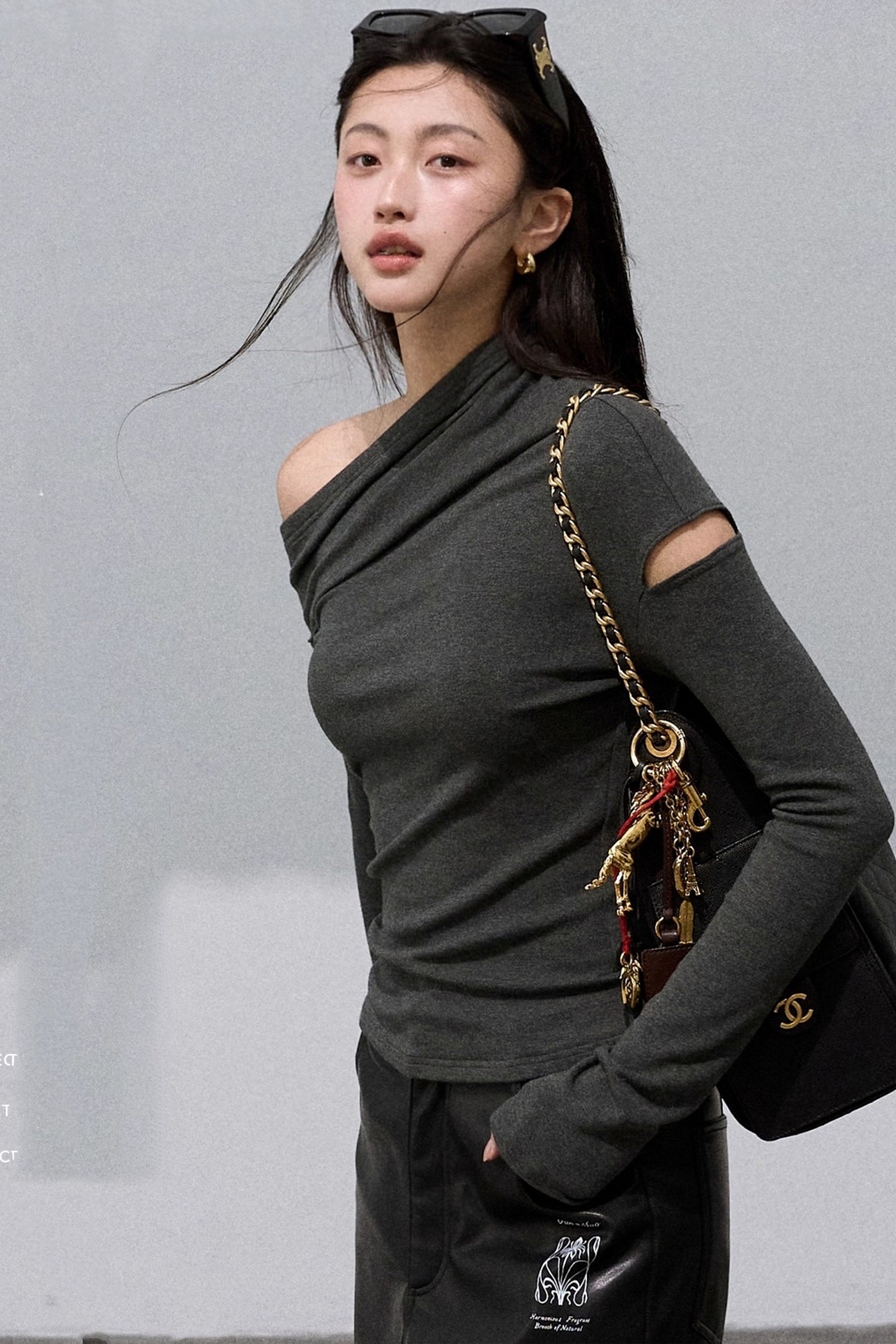 Slim Waist Wool Knit Base Layer Top