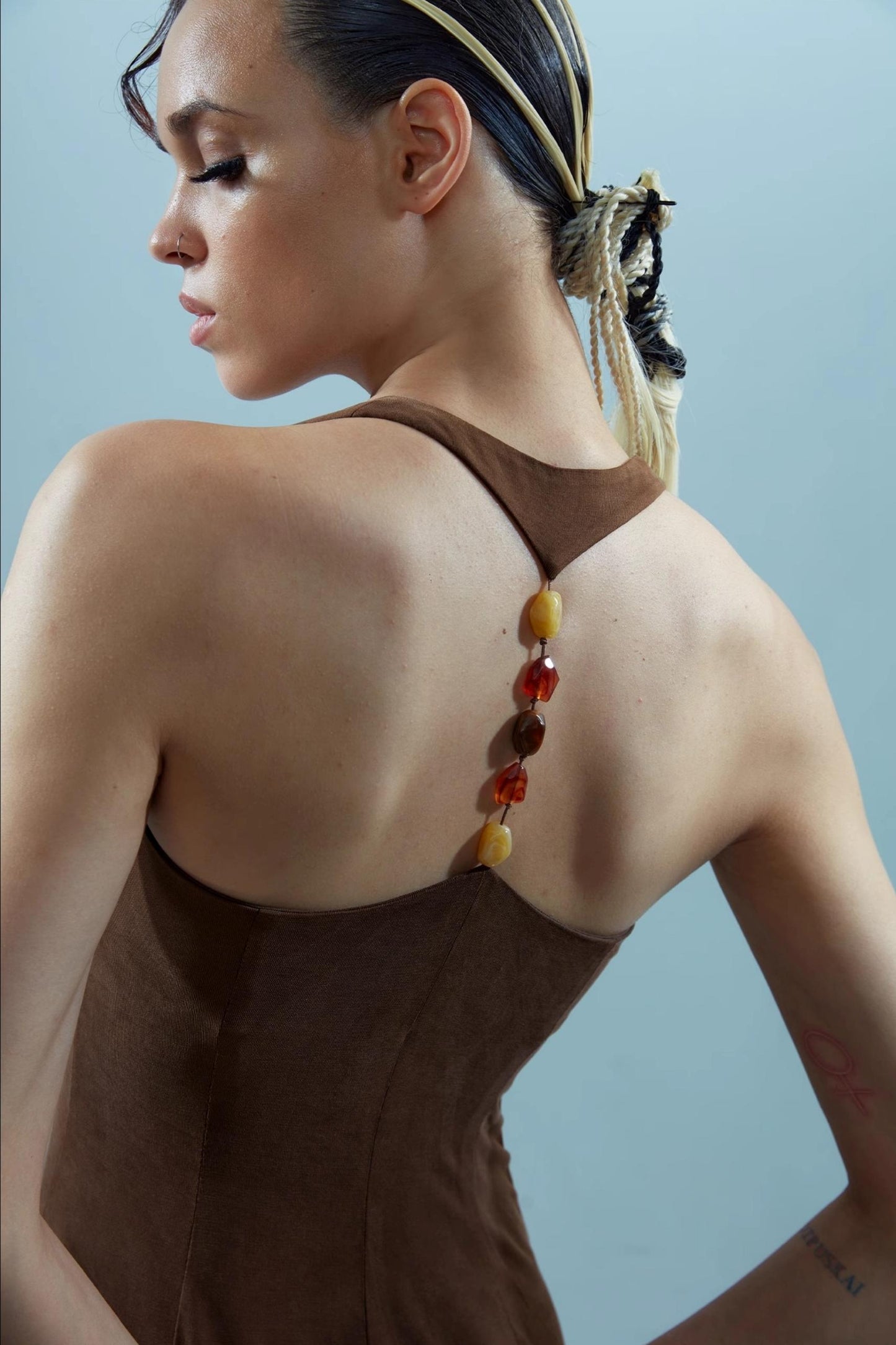 Celestial V-Neck Dress