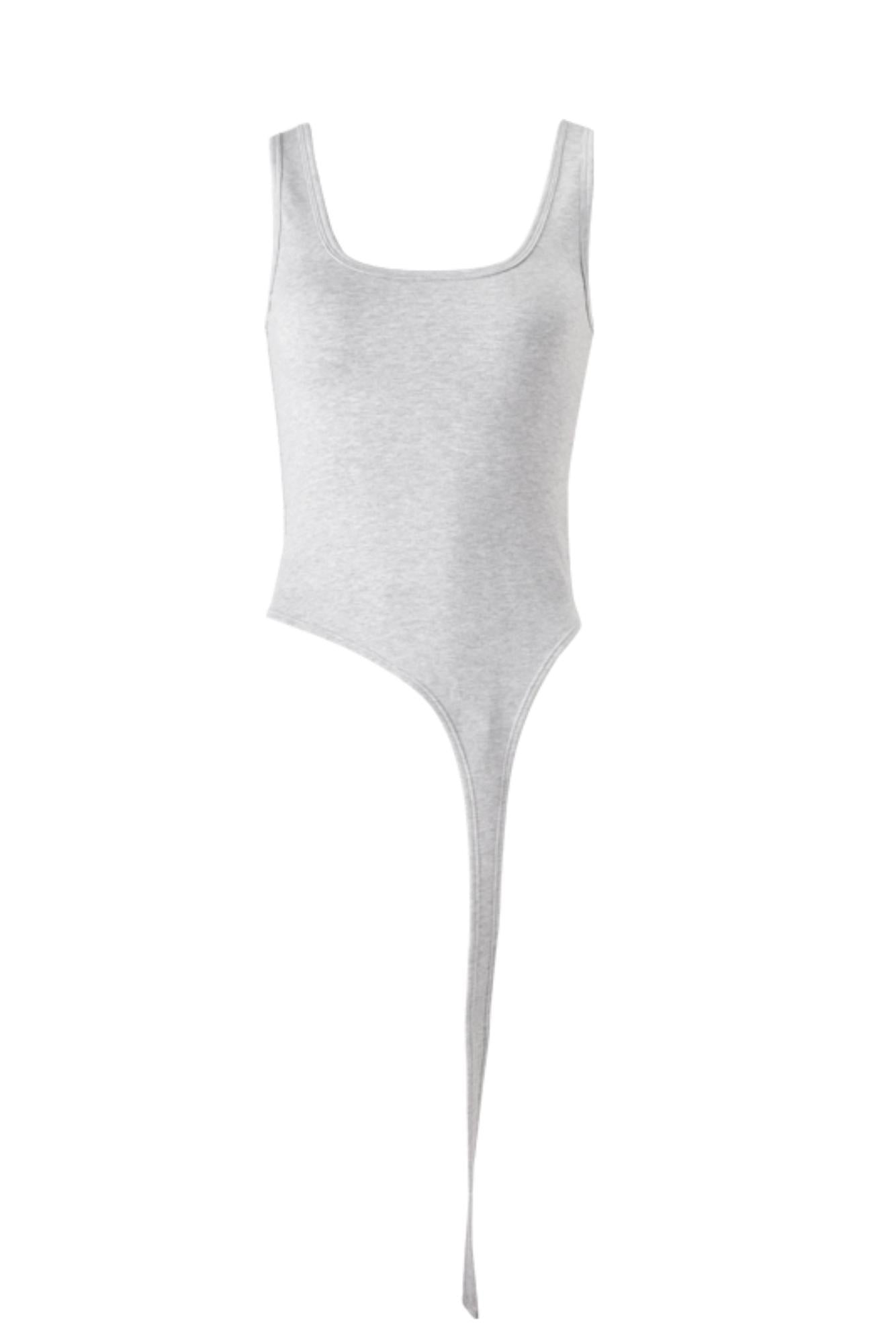 Asymmetric U-Neck Tank Top