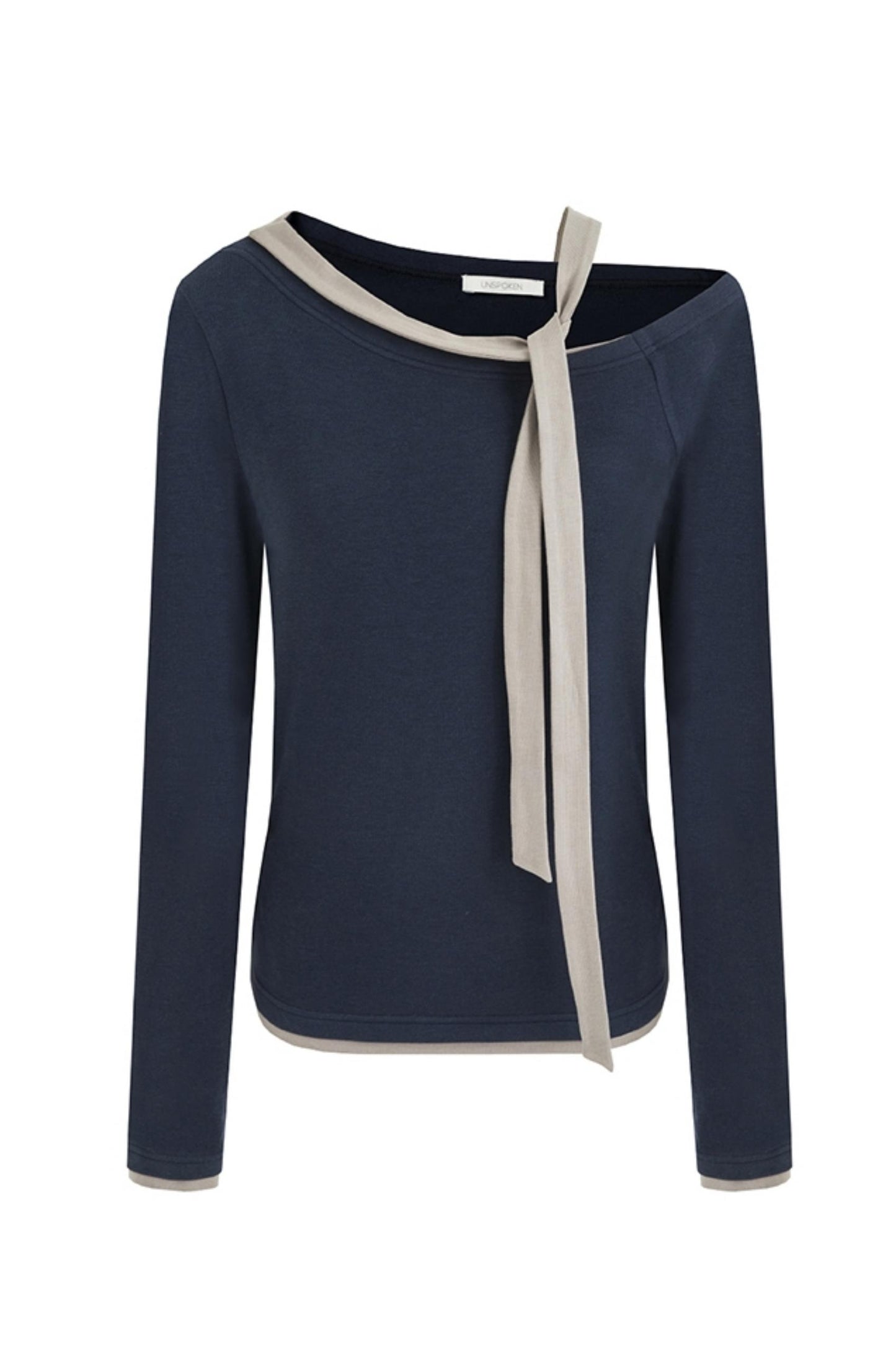 Asymmetry Design Knit Top