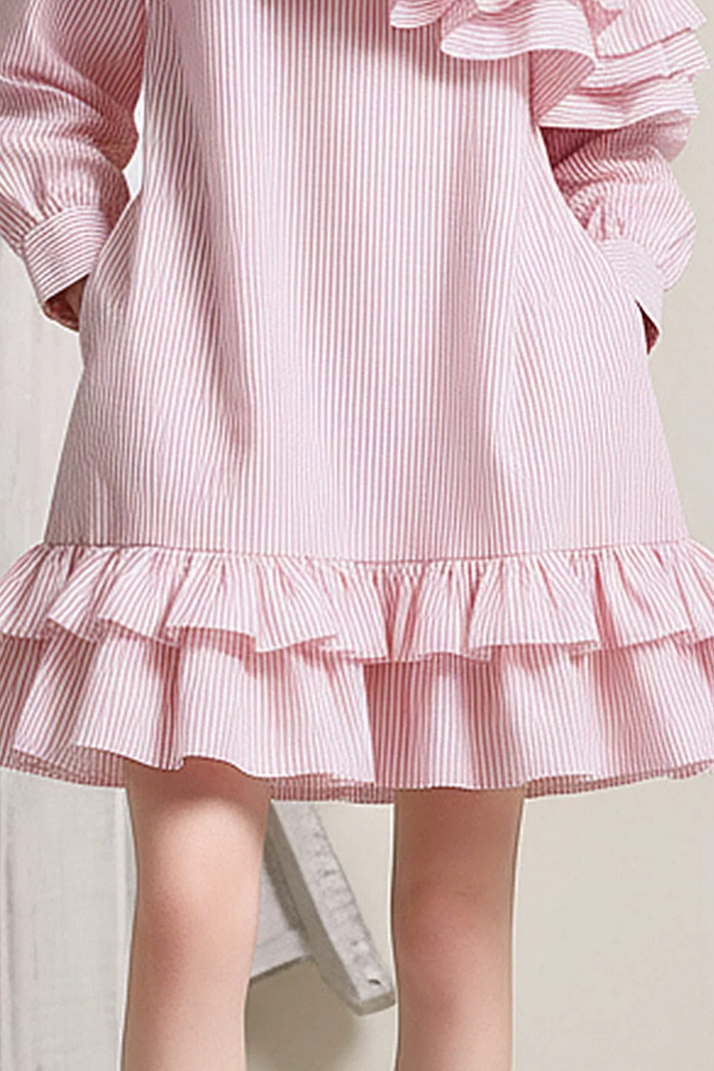 Cherry Blossom Ruffled Dress