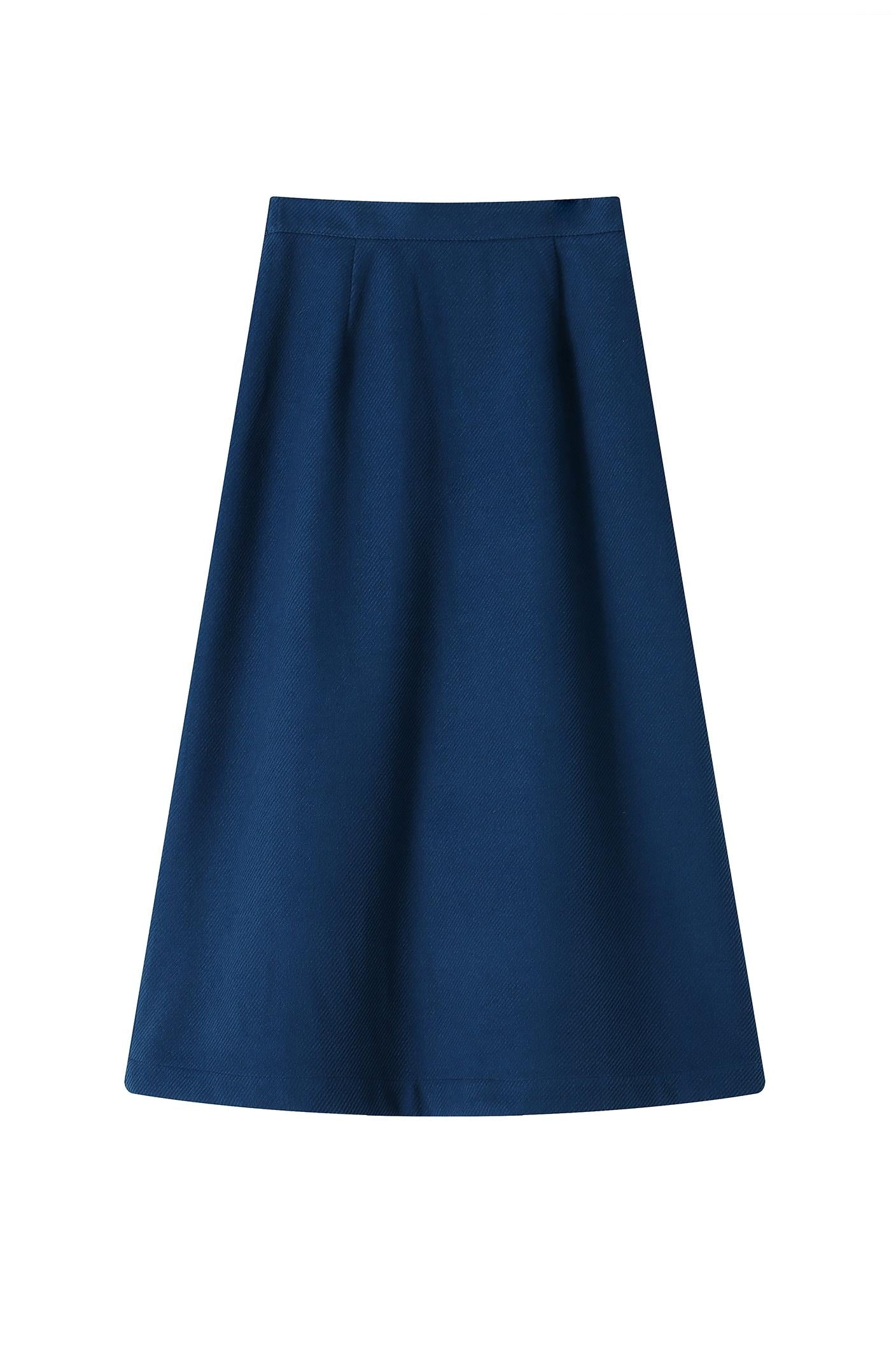 Vintage Tweed Flare Skirt