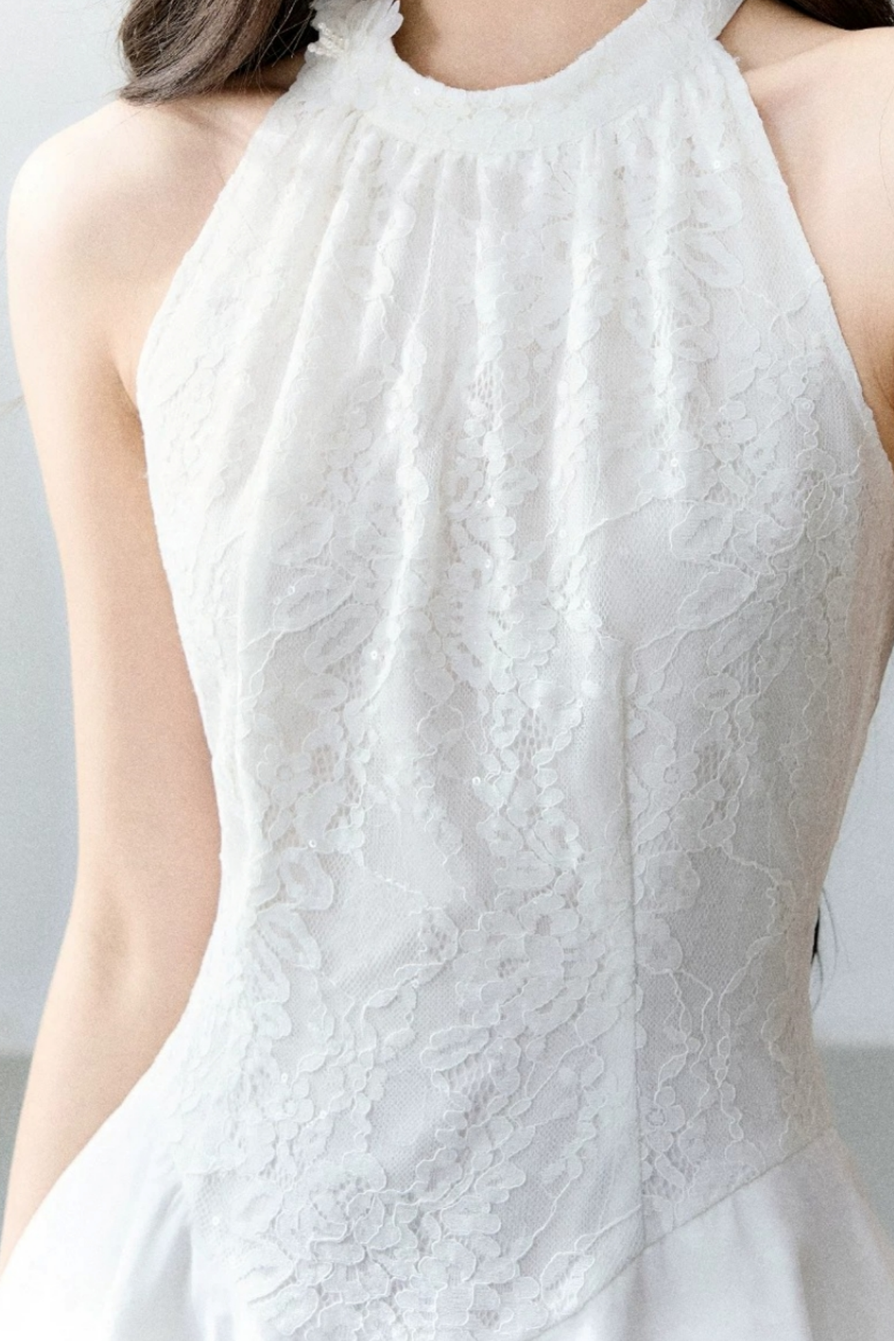 Lace Camellia Sequin Dress