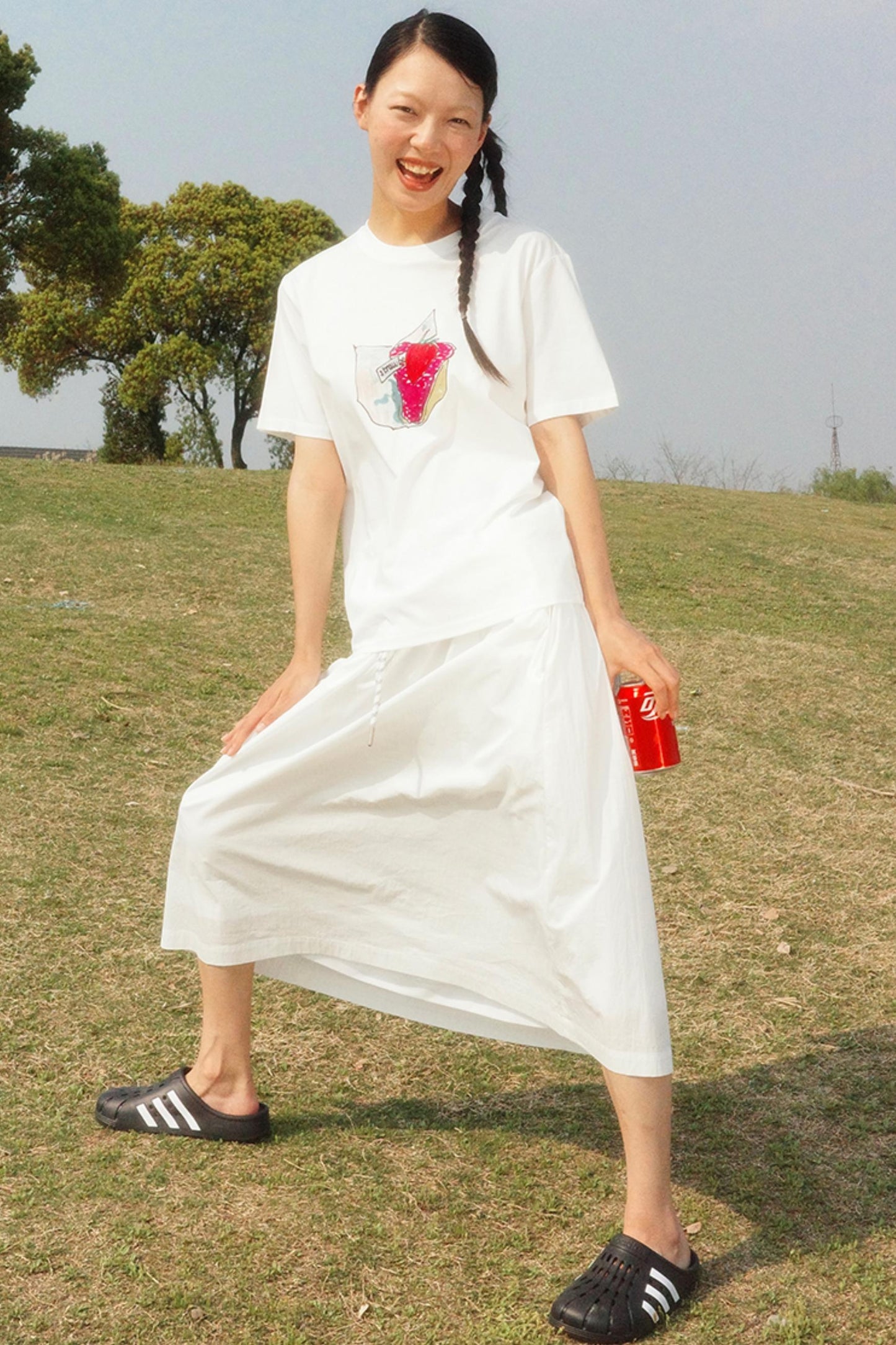 Monogrammed Polka Dot Skirt