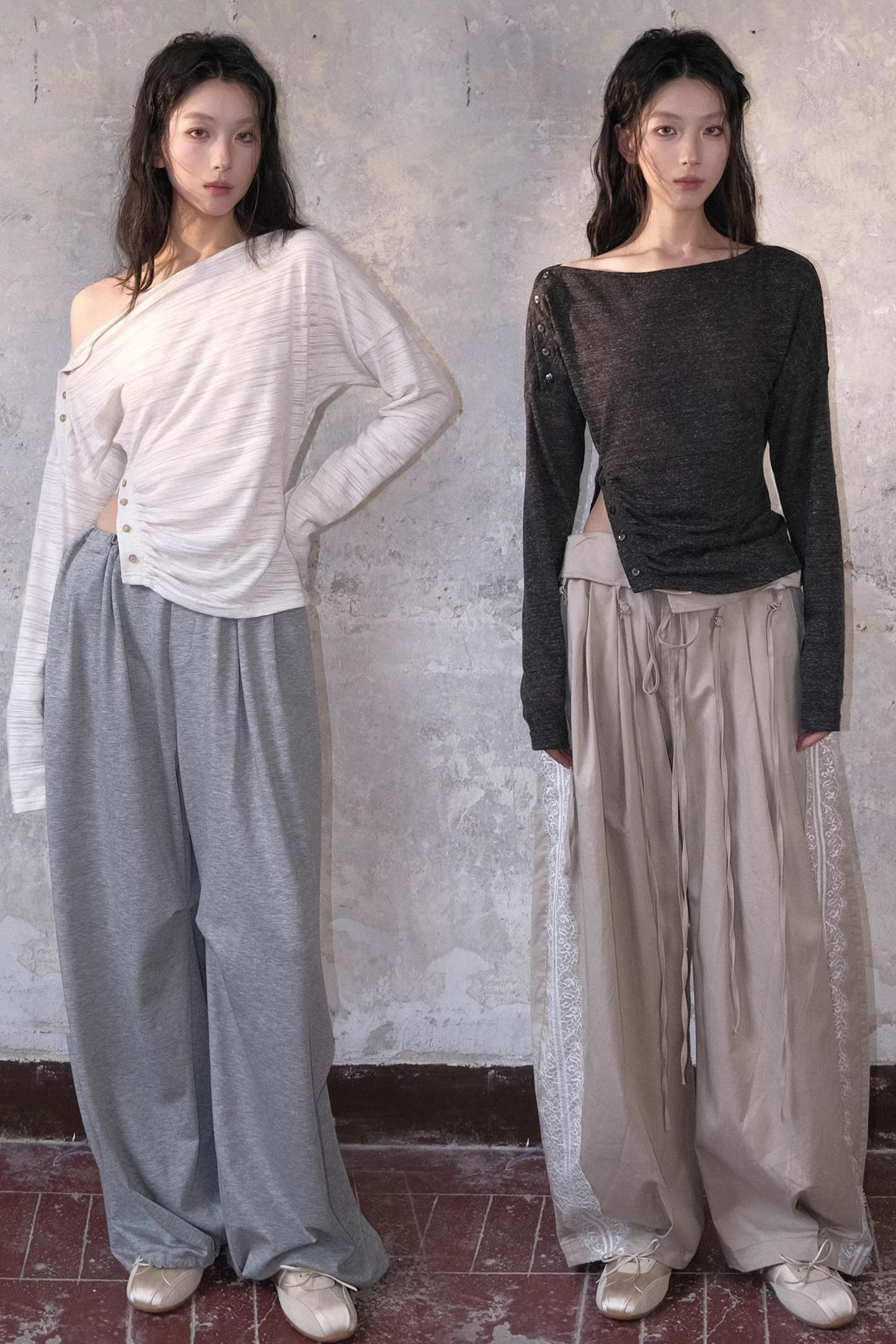 Linen Sheer Off-Shoulder Cover-Up