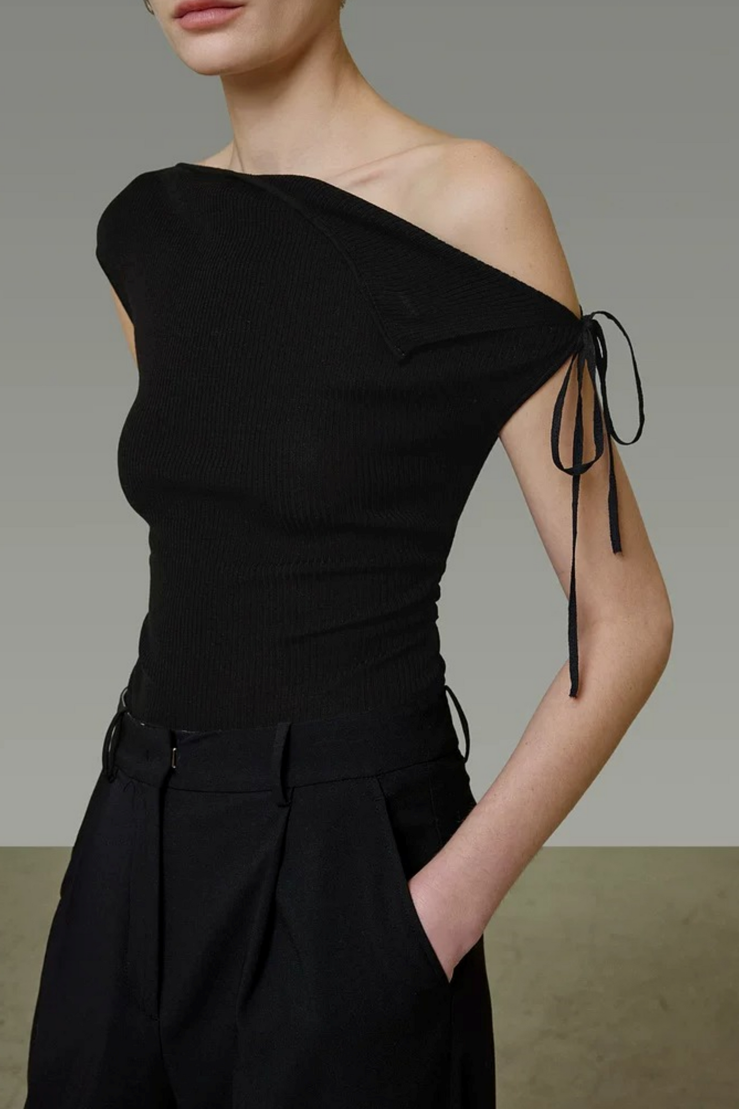 Unspoken Off-Shoulder Knit Top