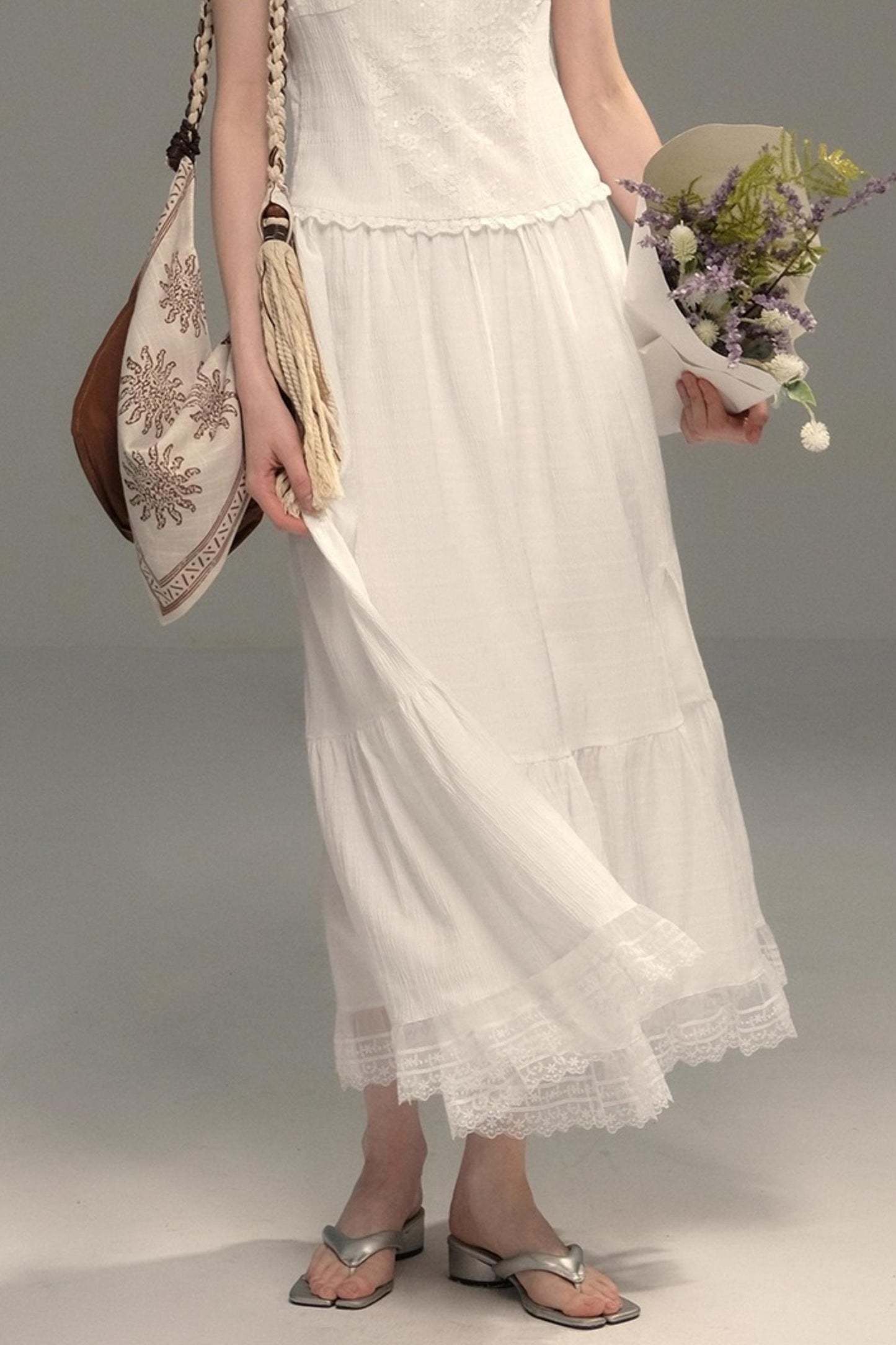 Fairy Sparkling Lace Slip Dress