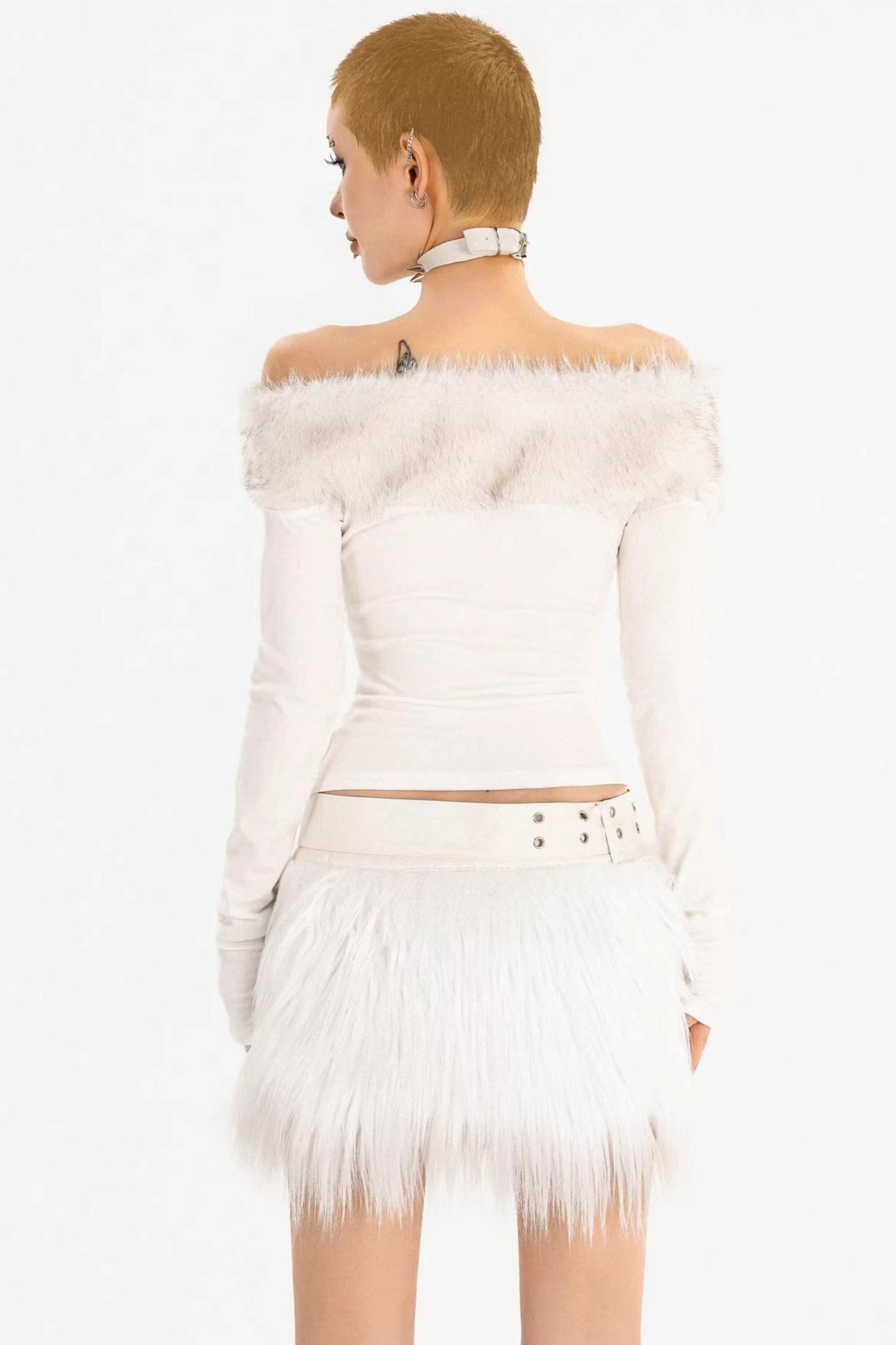 Romantic Gothic Plush Skirt