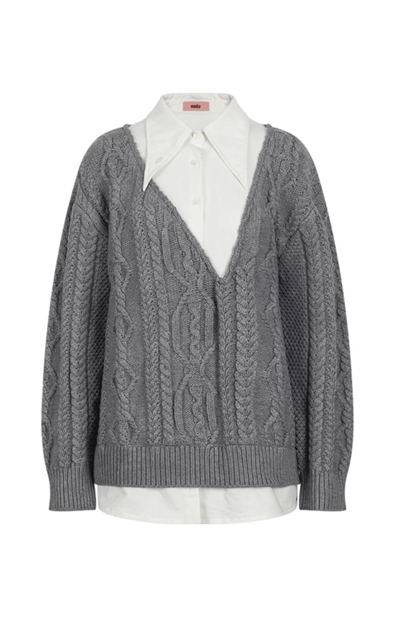 High-End Relaxed Sweater Top