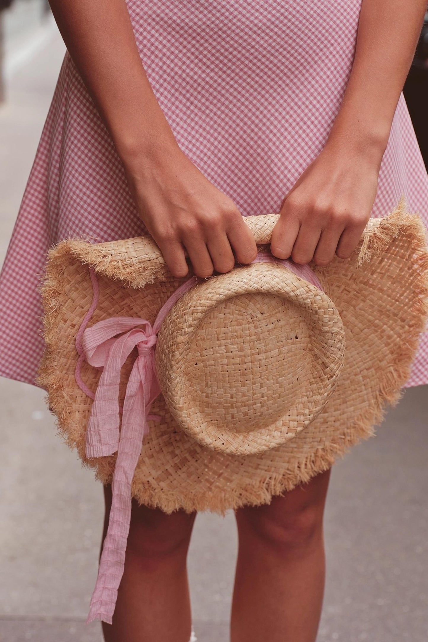 Halterneck Plaid Short Dress Set-Up