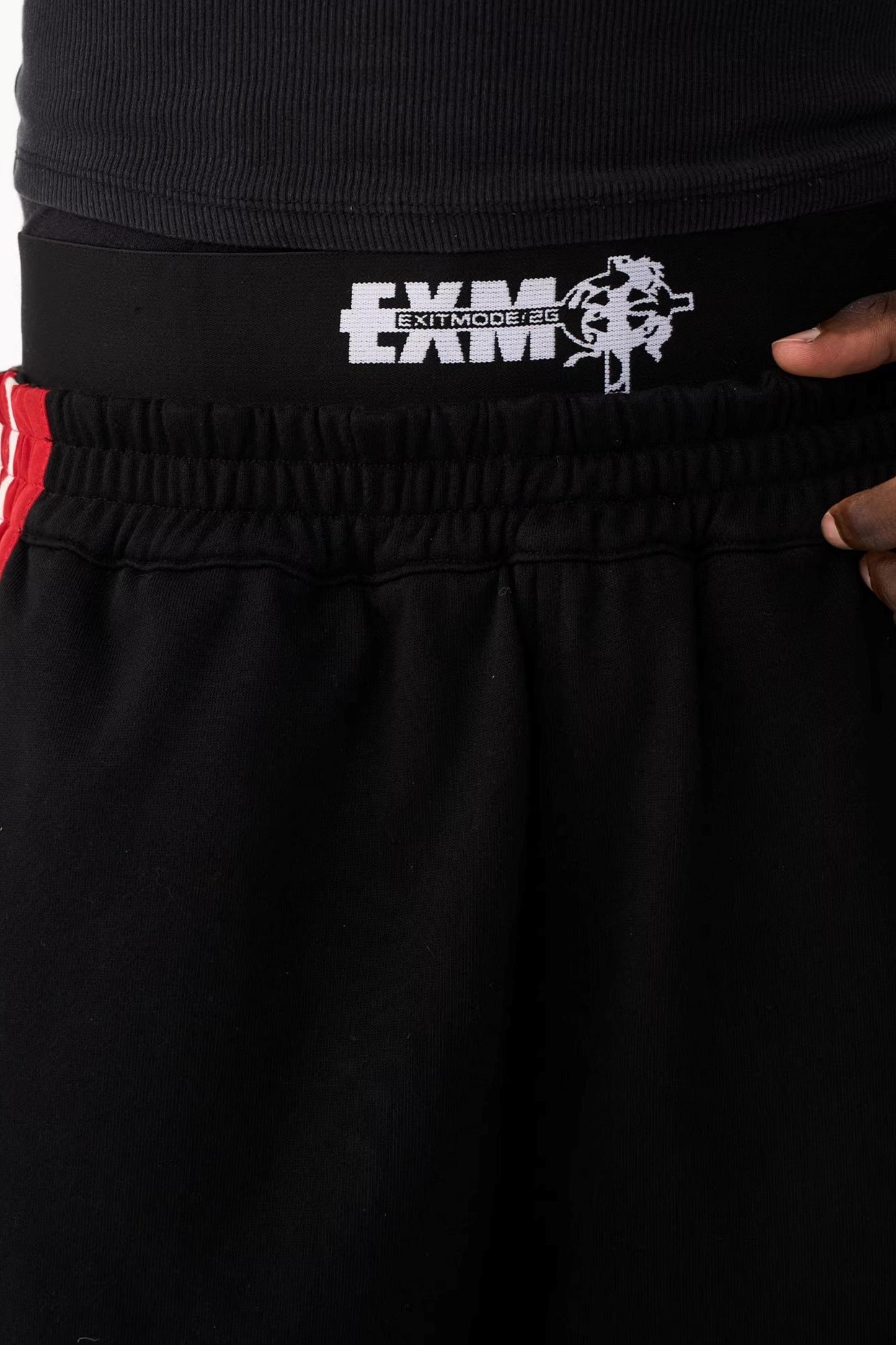 Double Waist Printed Sweatpants