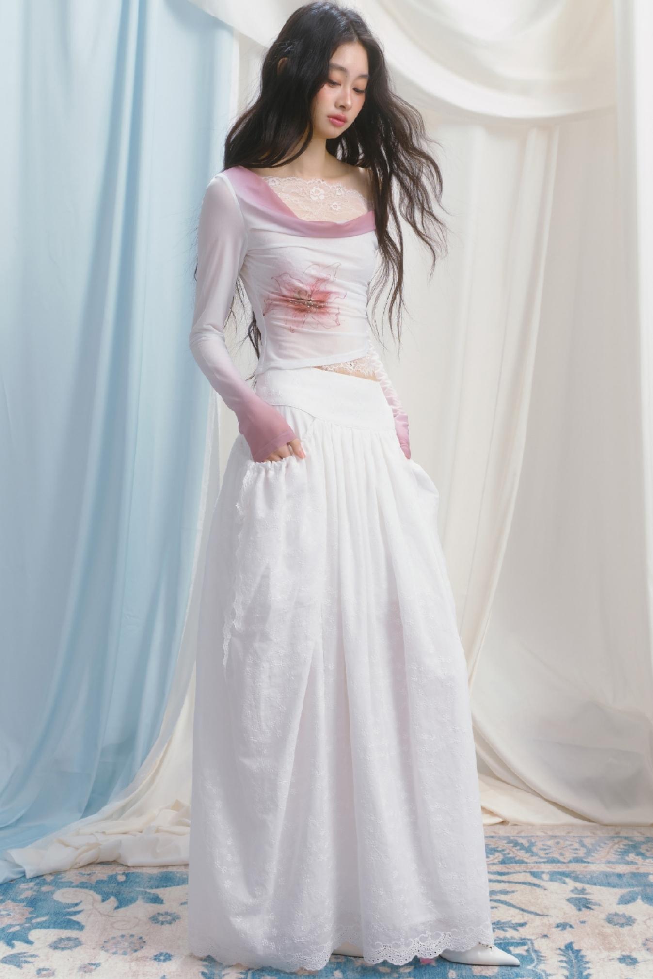 Romantic Lace Patchwork Tee