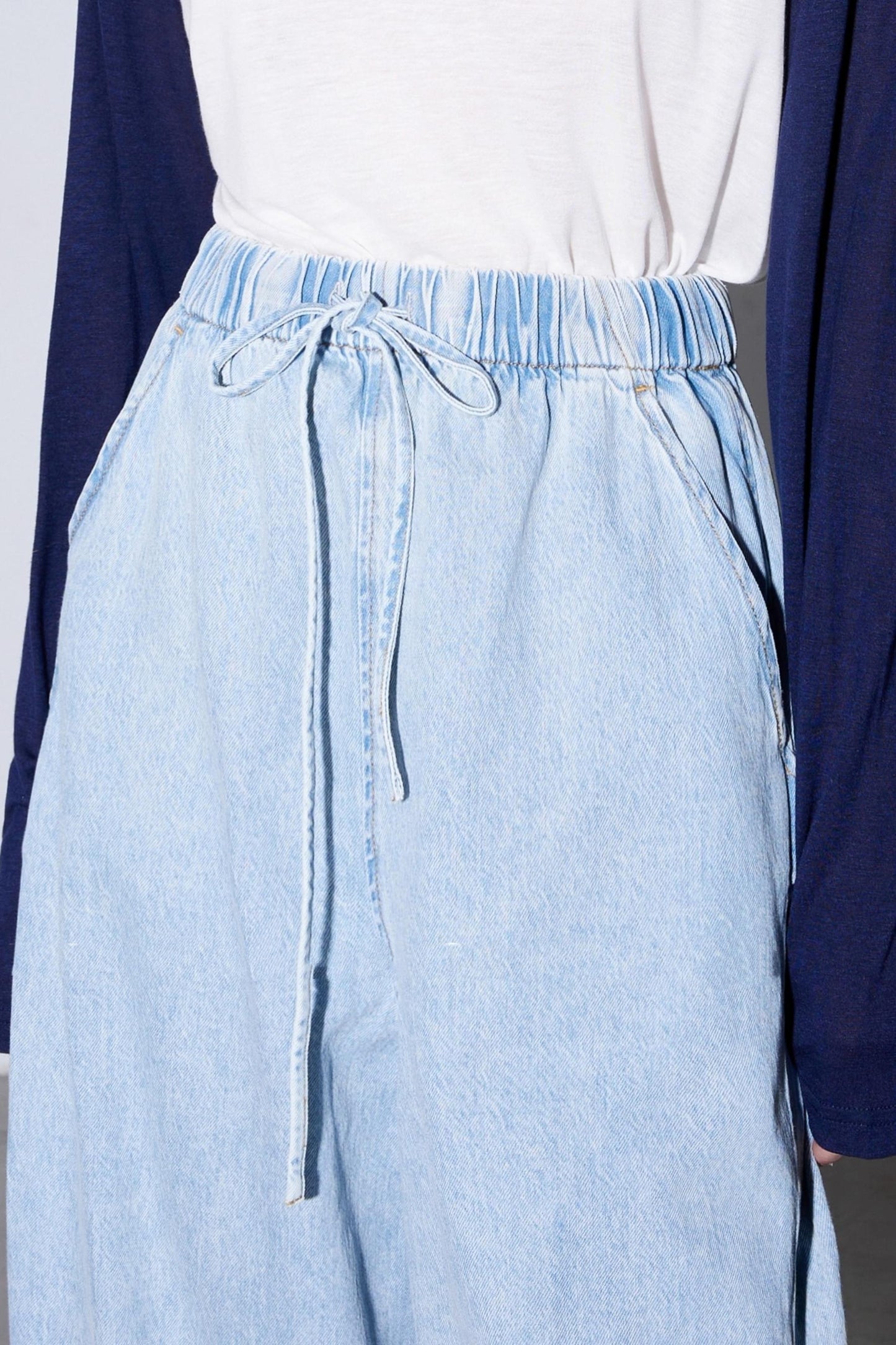 Relaxed Cotton Balloon Jeans