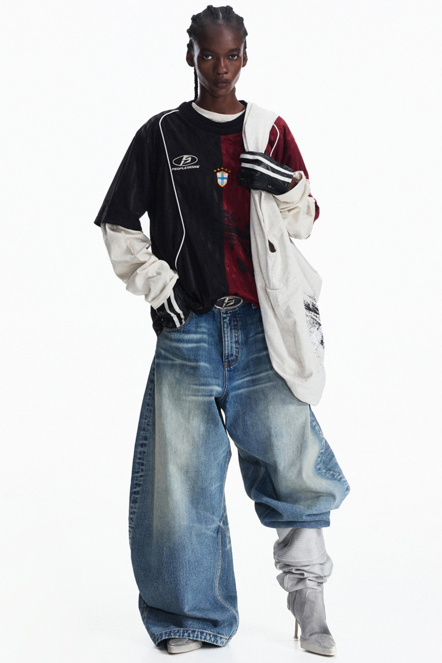 Vintage Soccer Racing Jersey Top