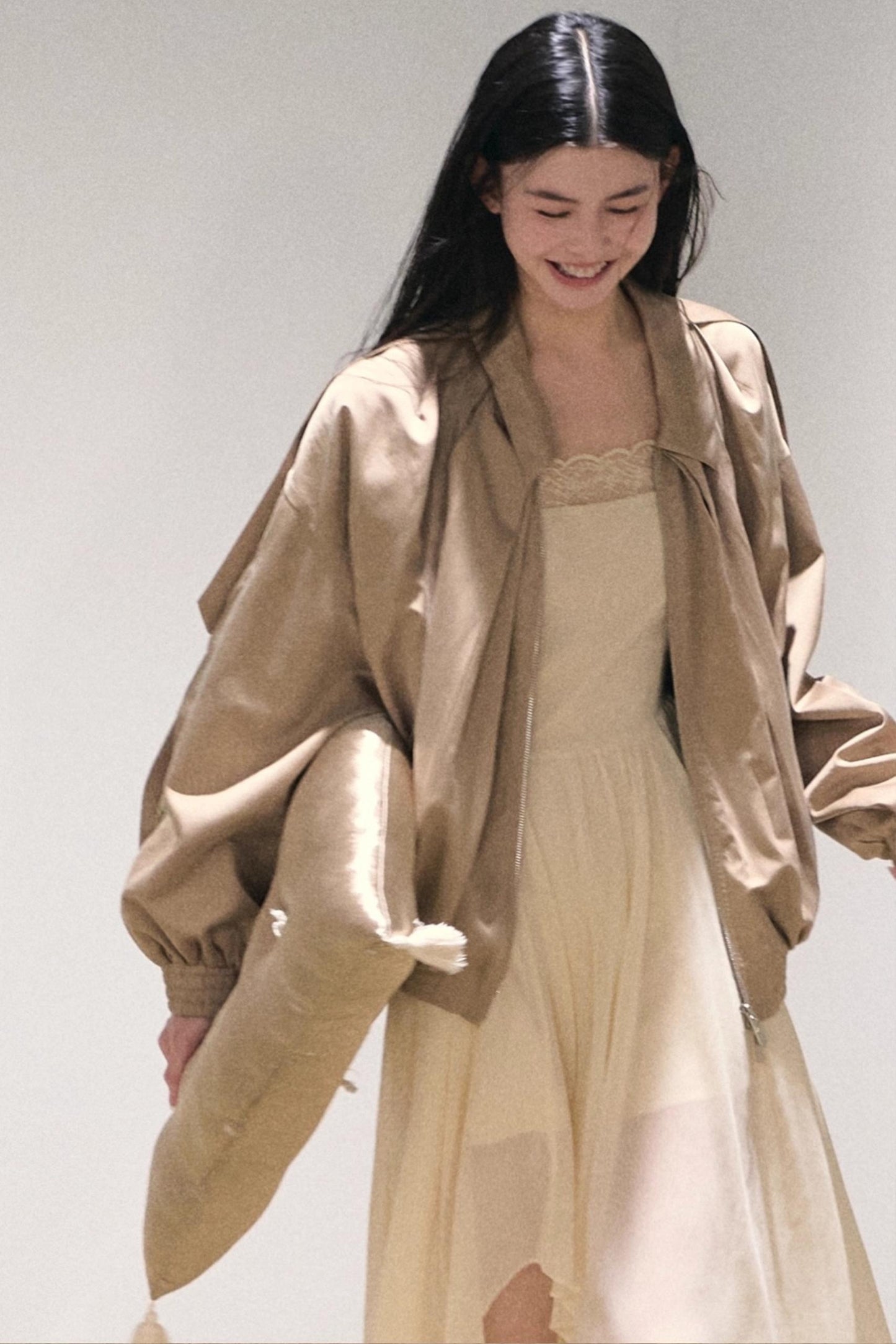 Dandelion Pleated Chiffon Slip Maxi Dress