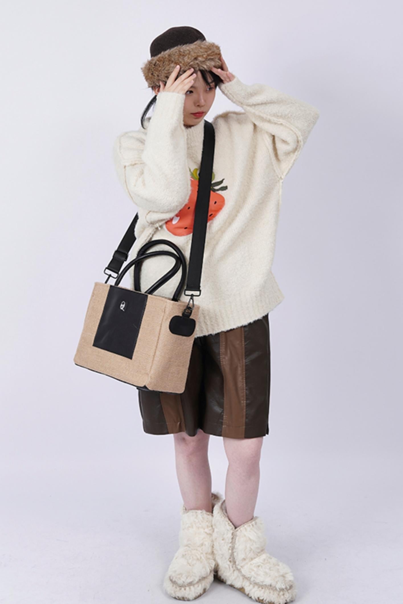 Wild Winter Jute Bag