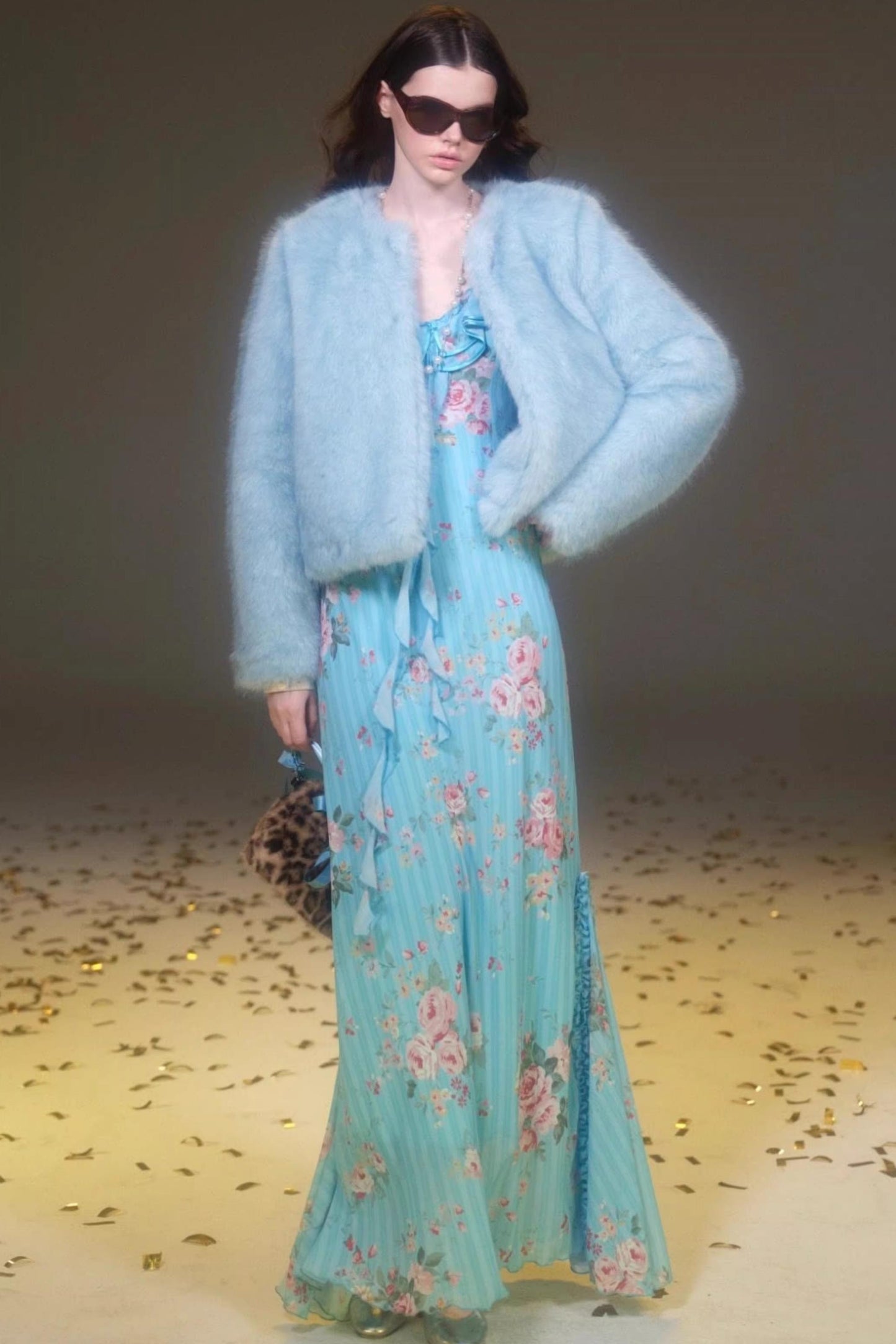 Glacier Rose Lace Dress