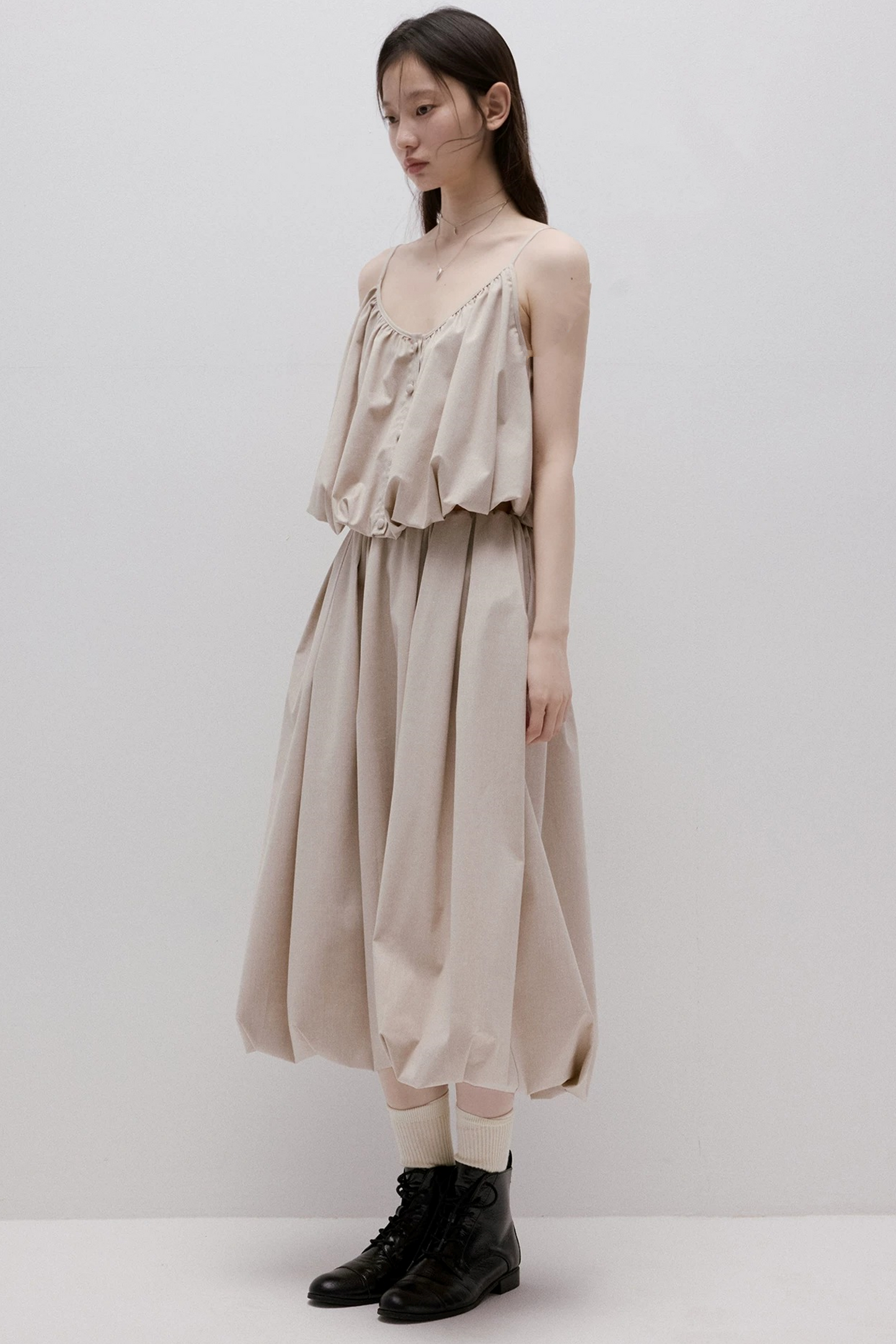 Linen Puff Volume Top