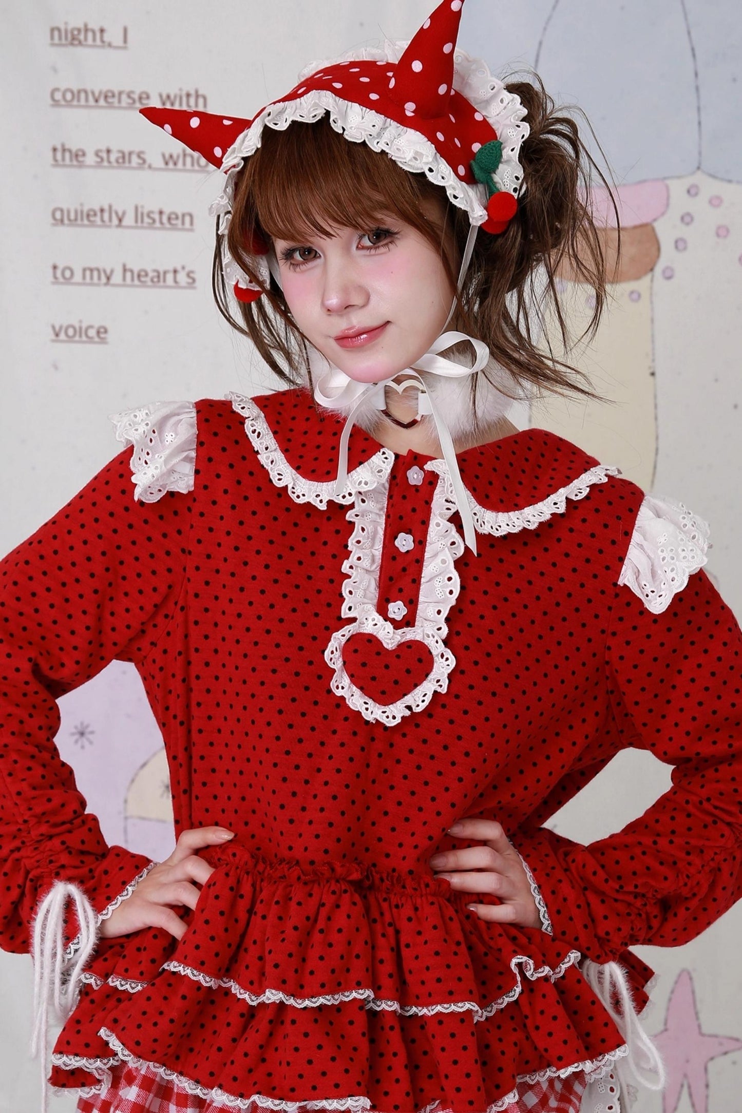 Christmas Girl Fleece Top