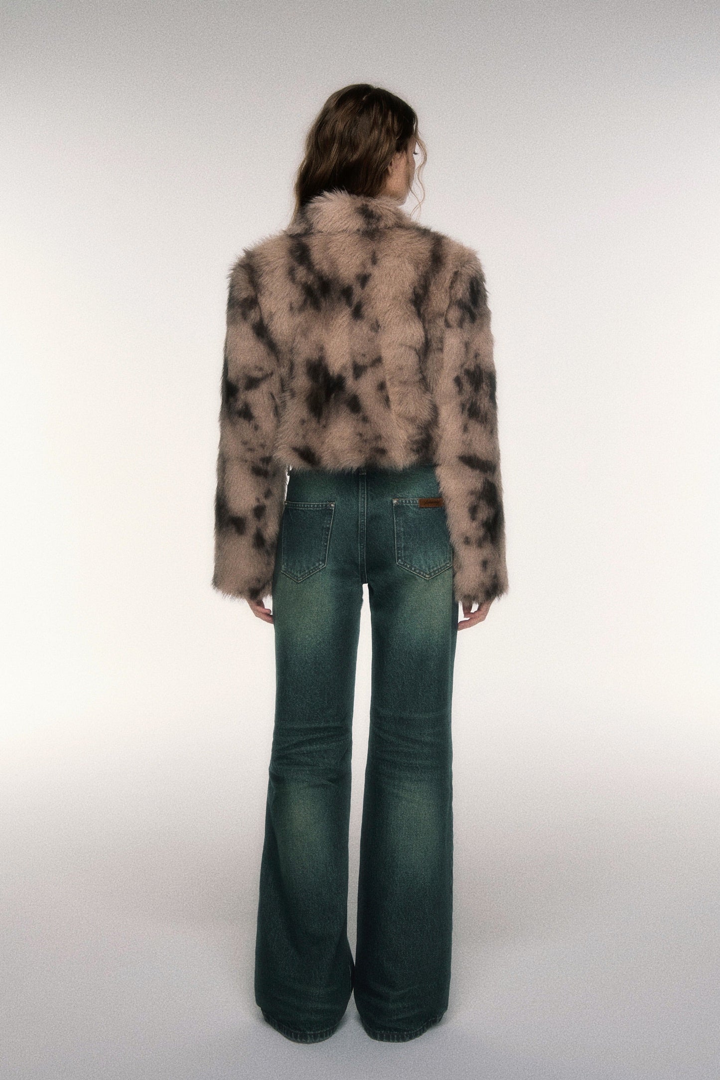 Amerikanische Slim Straight Wide Jeanshose