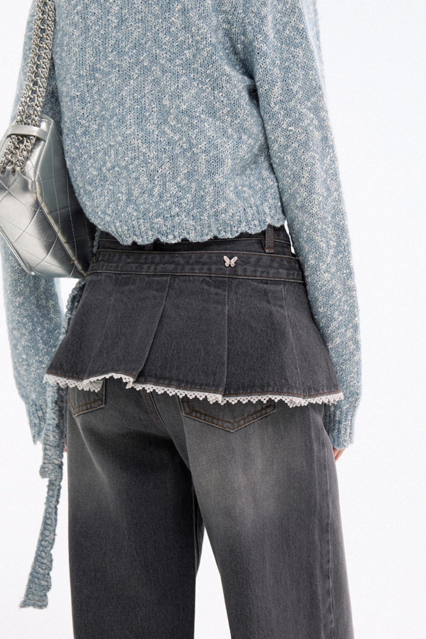 Early Spring Pine Gray Jeans