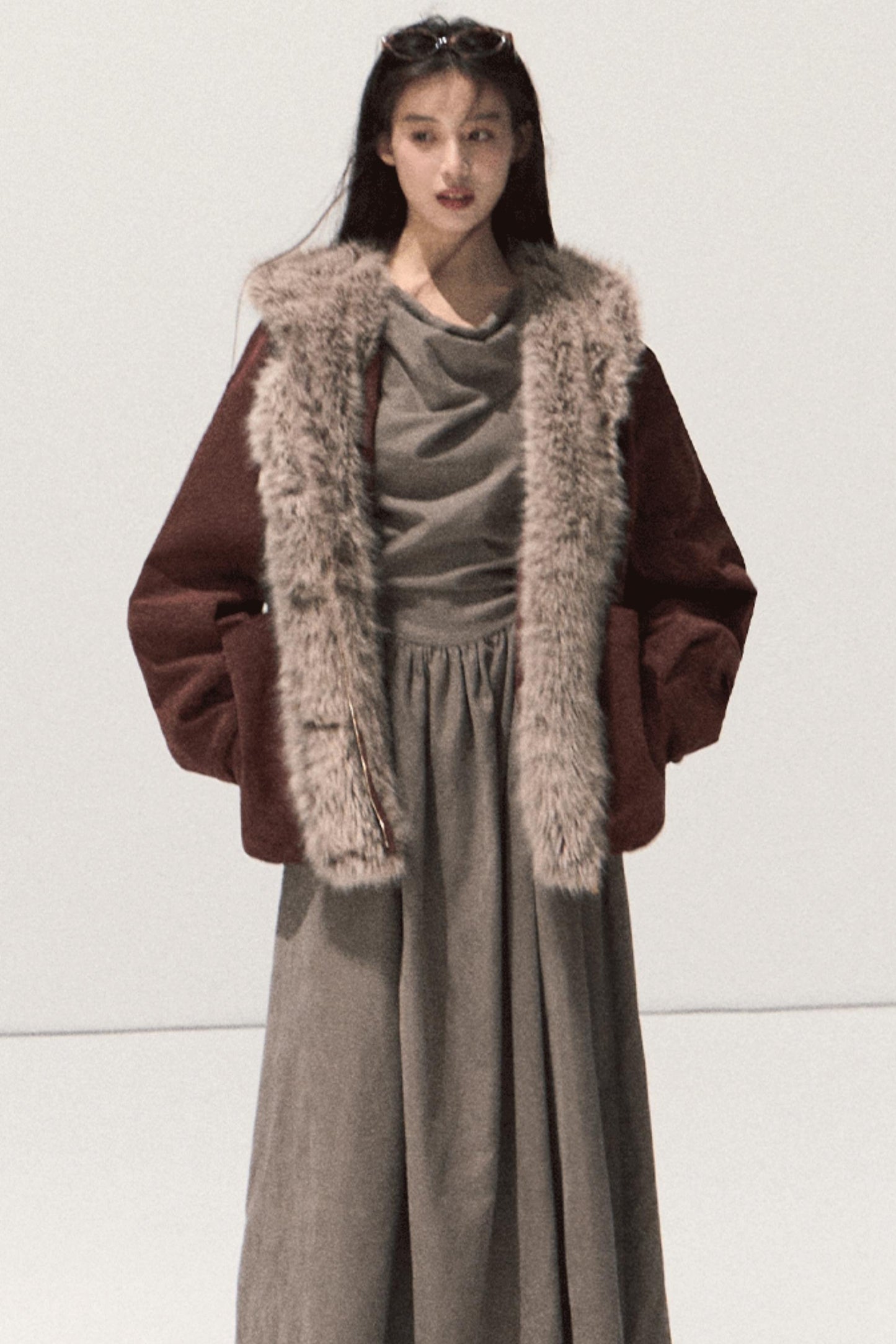 Moonlit Microvelvet Waist Dress