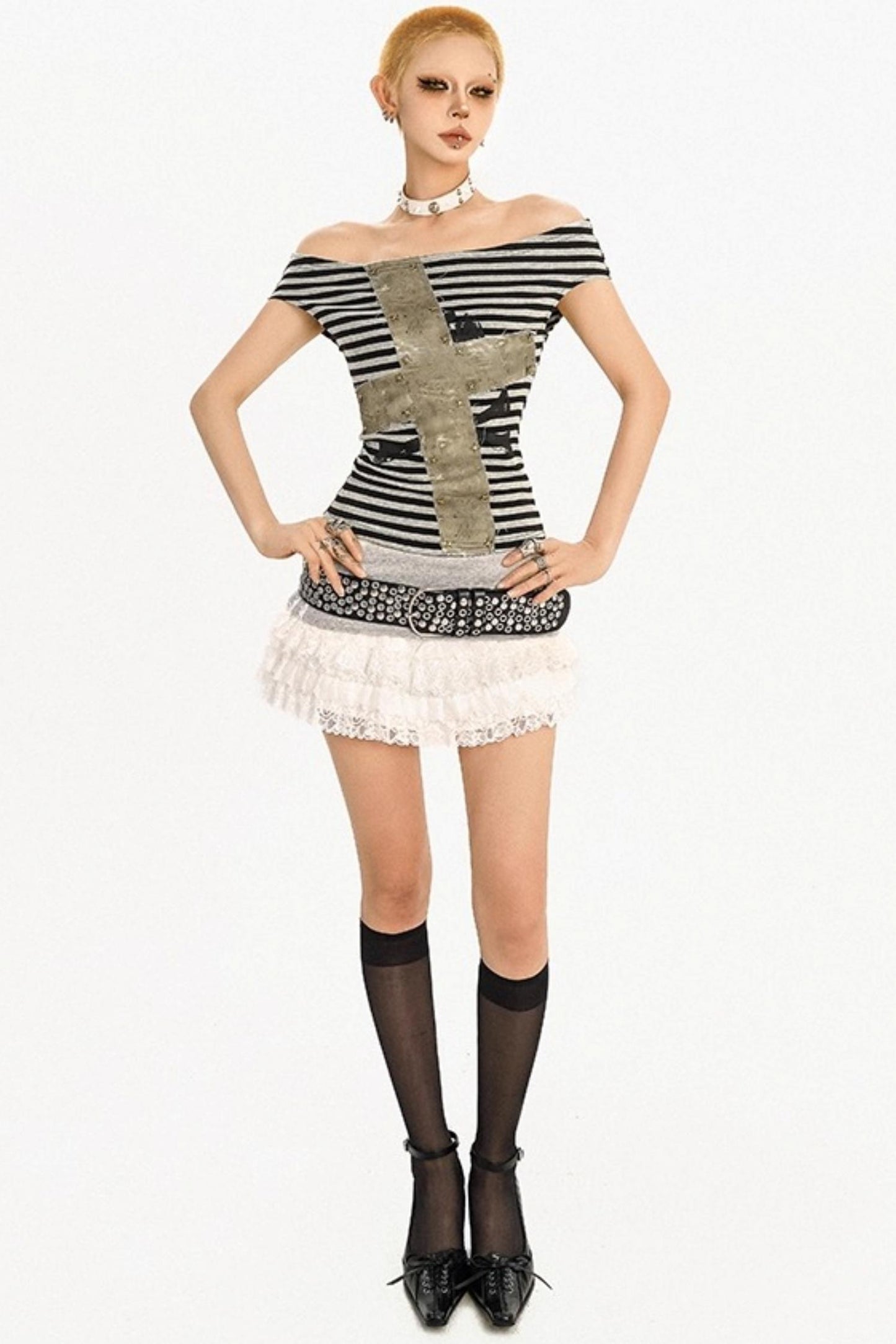 Original Stitched Striped T-Shirt