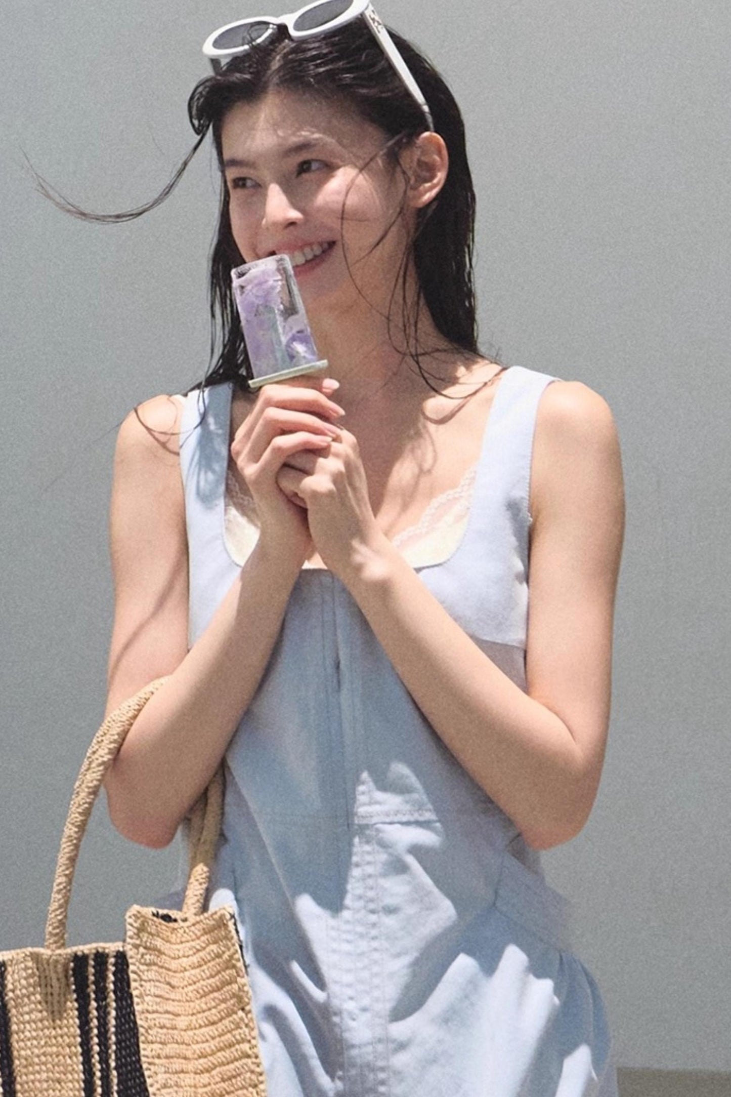 Clear Blue Sky Denim Dress