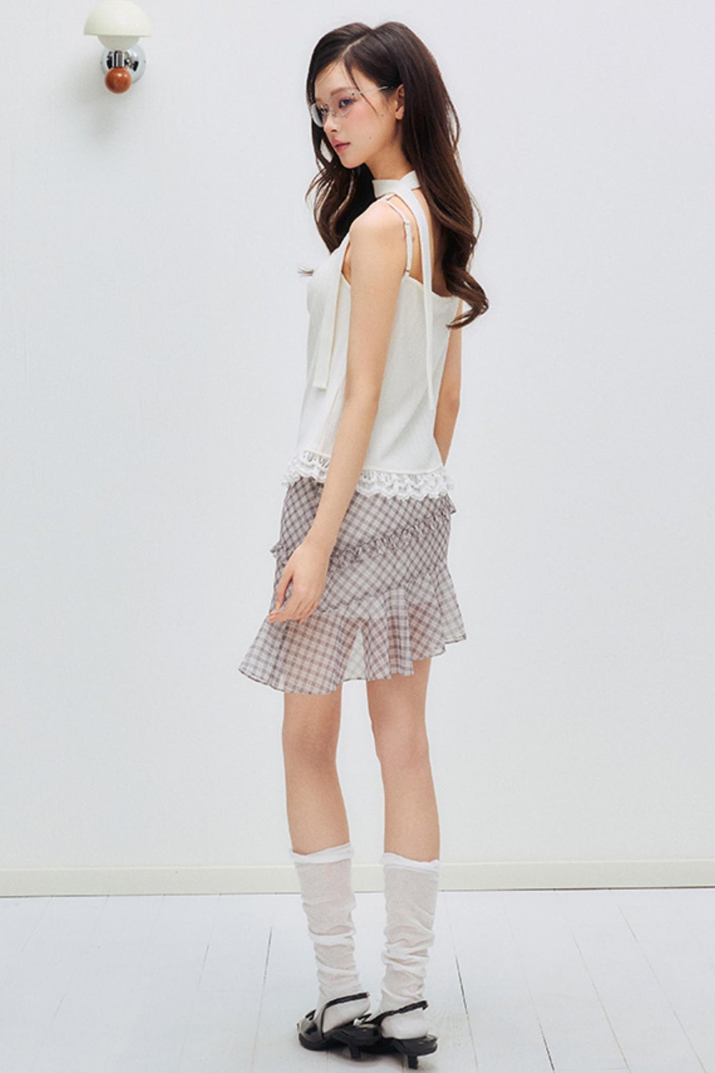 Summer Diamond Chiffon Skirt