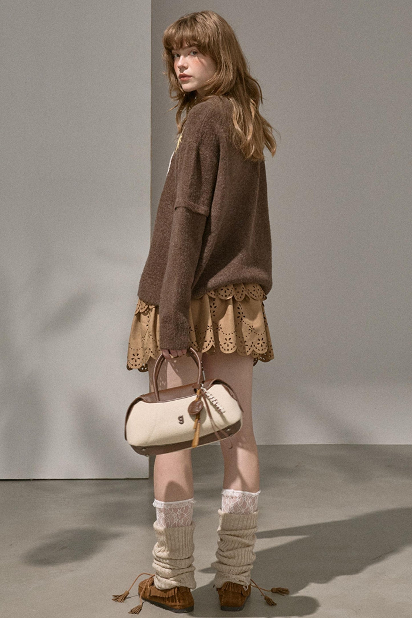 Cute Slouch Knit Sweater Top